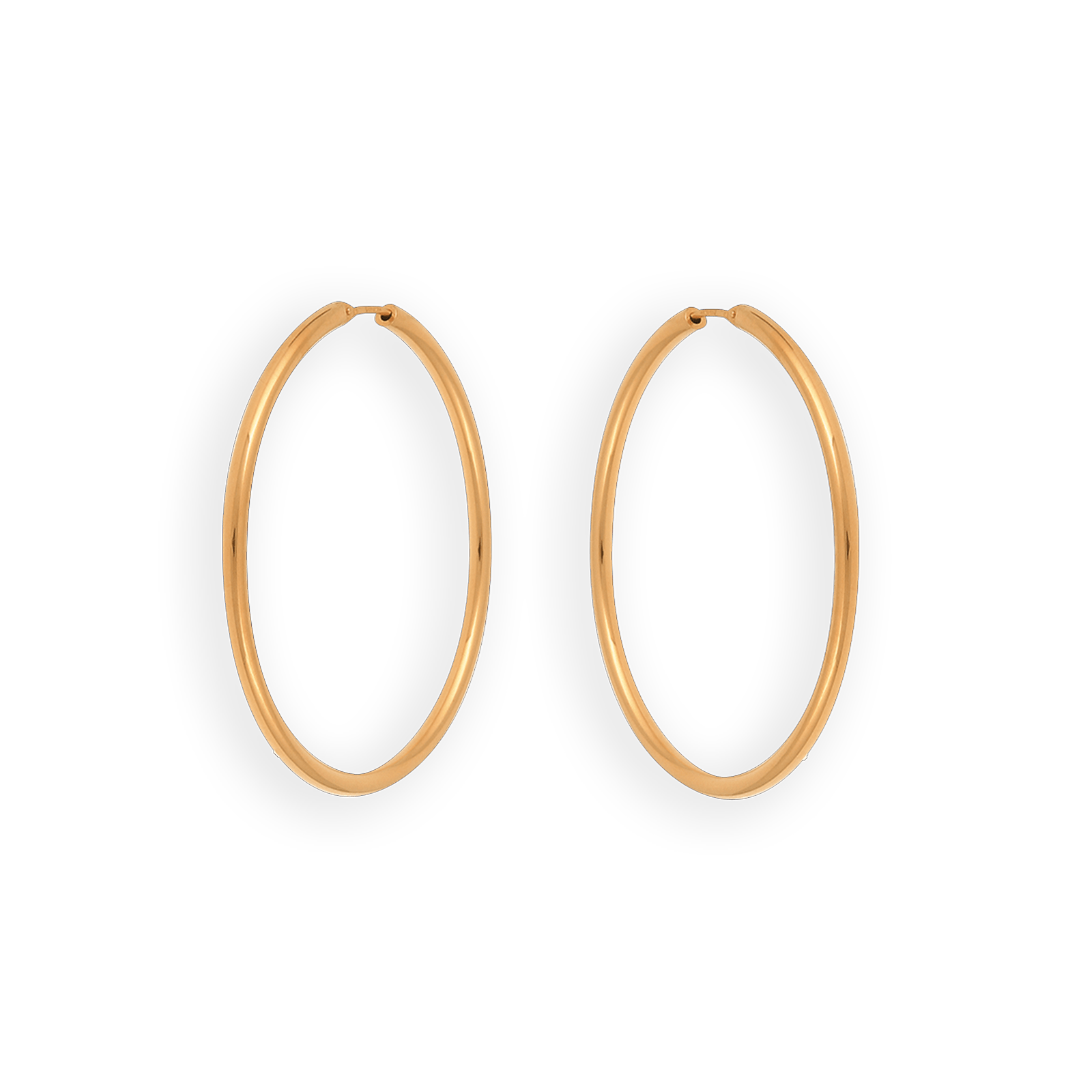 créoles or 9 carats 55mm