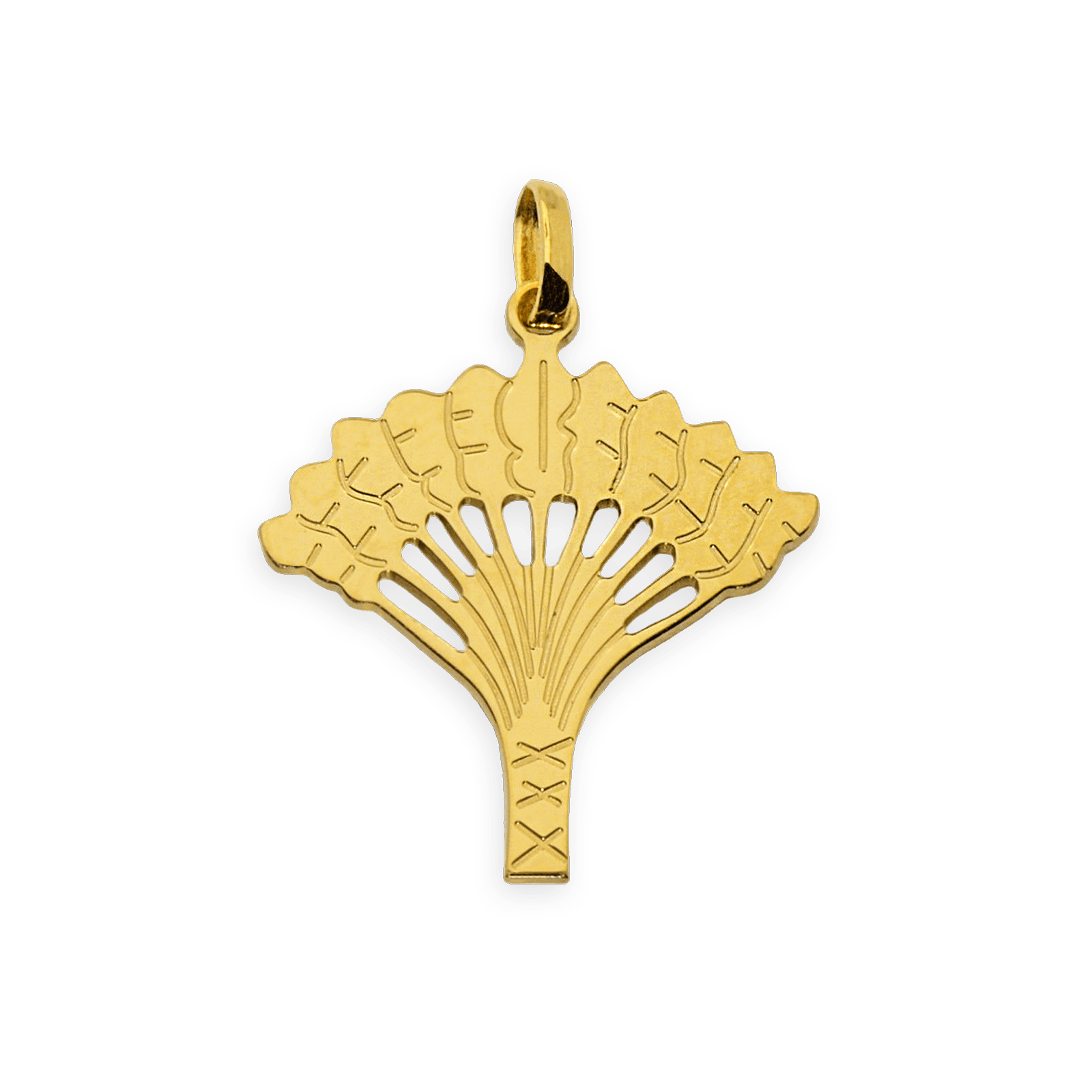 Pendentif Or375 Arbre du Voyageur avec bélière