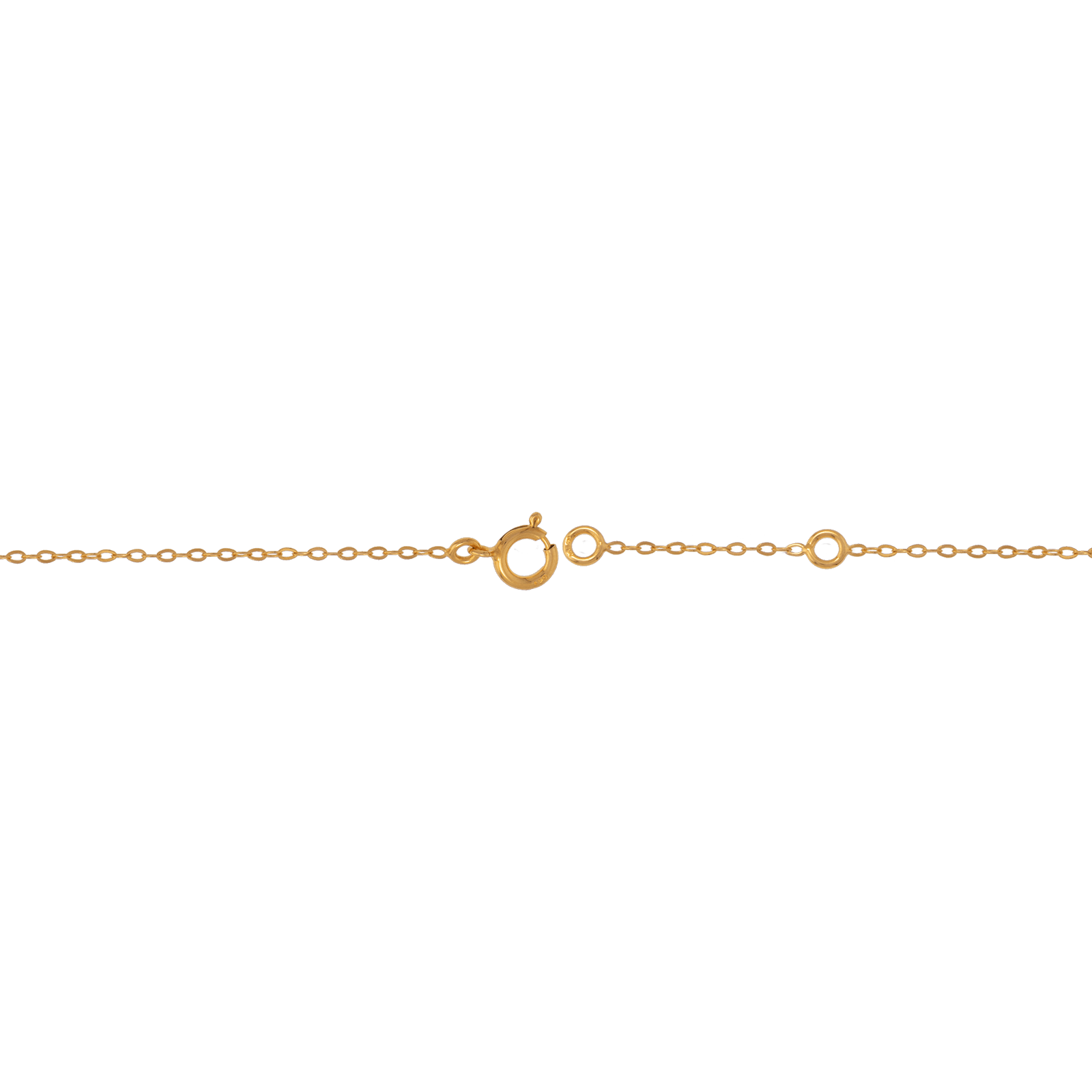 Bracelet Or 750 Coeur Diamanté Guyane 17+2Cm