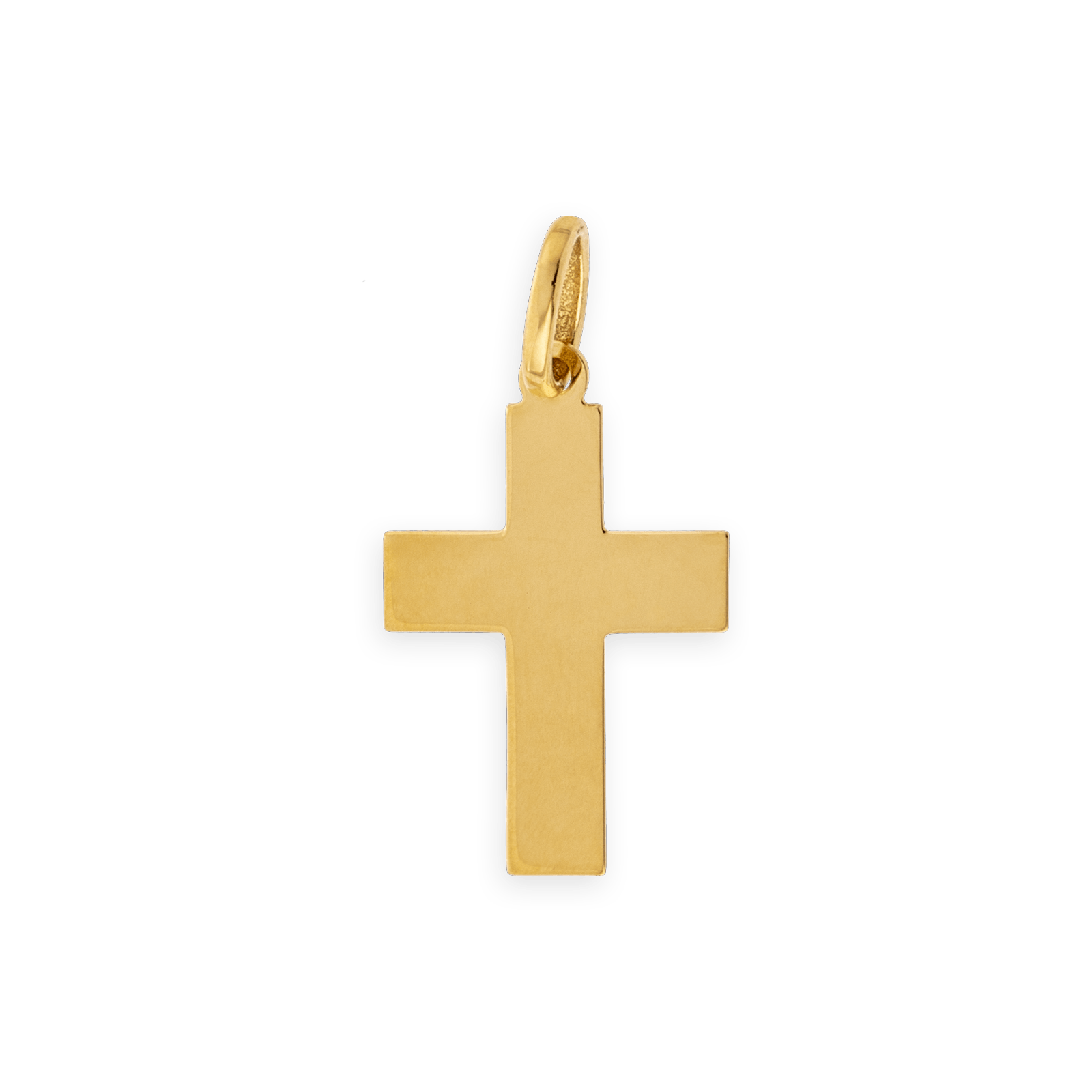 Croix Or375 Pailletée avec bélière