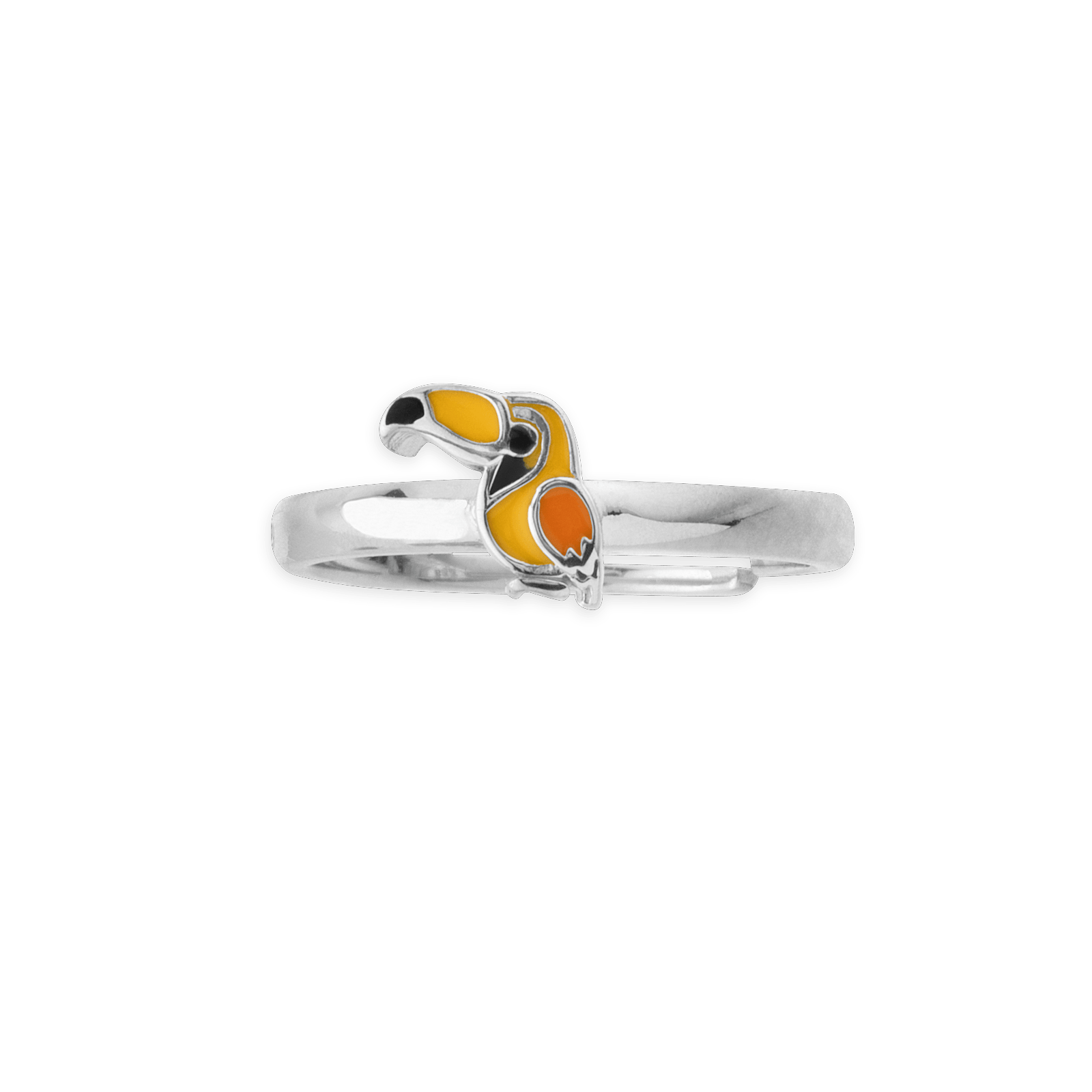 bague argent toucan