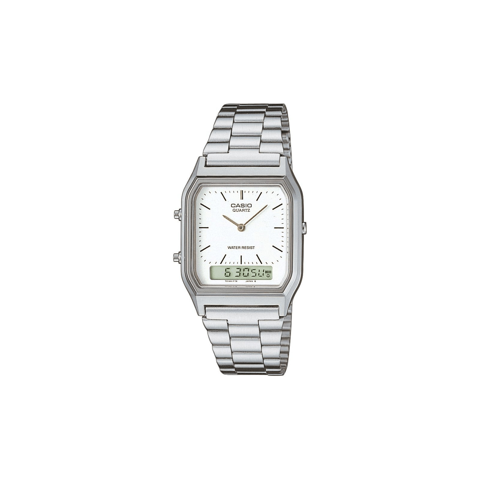 Montre Casio Vintage Edgy cadran blanc