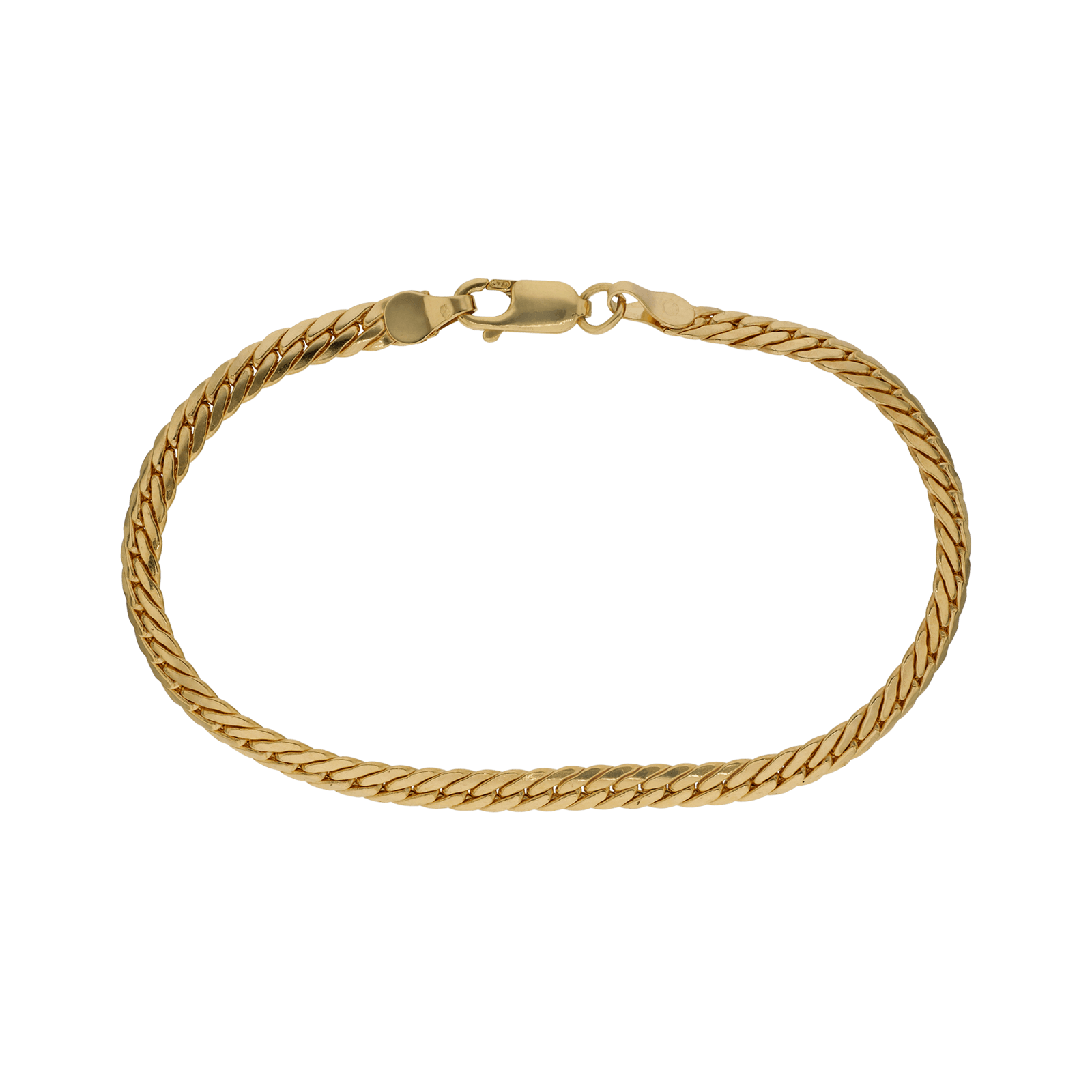 Bracelet maille anglaise 4,2mm 19cm