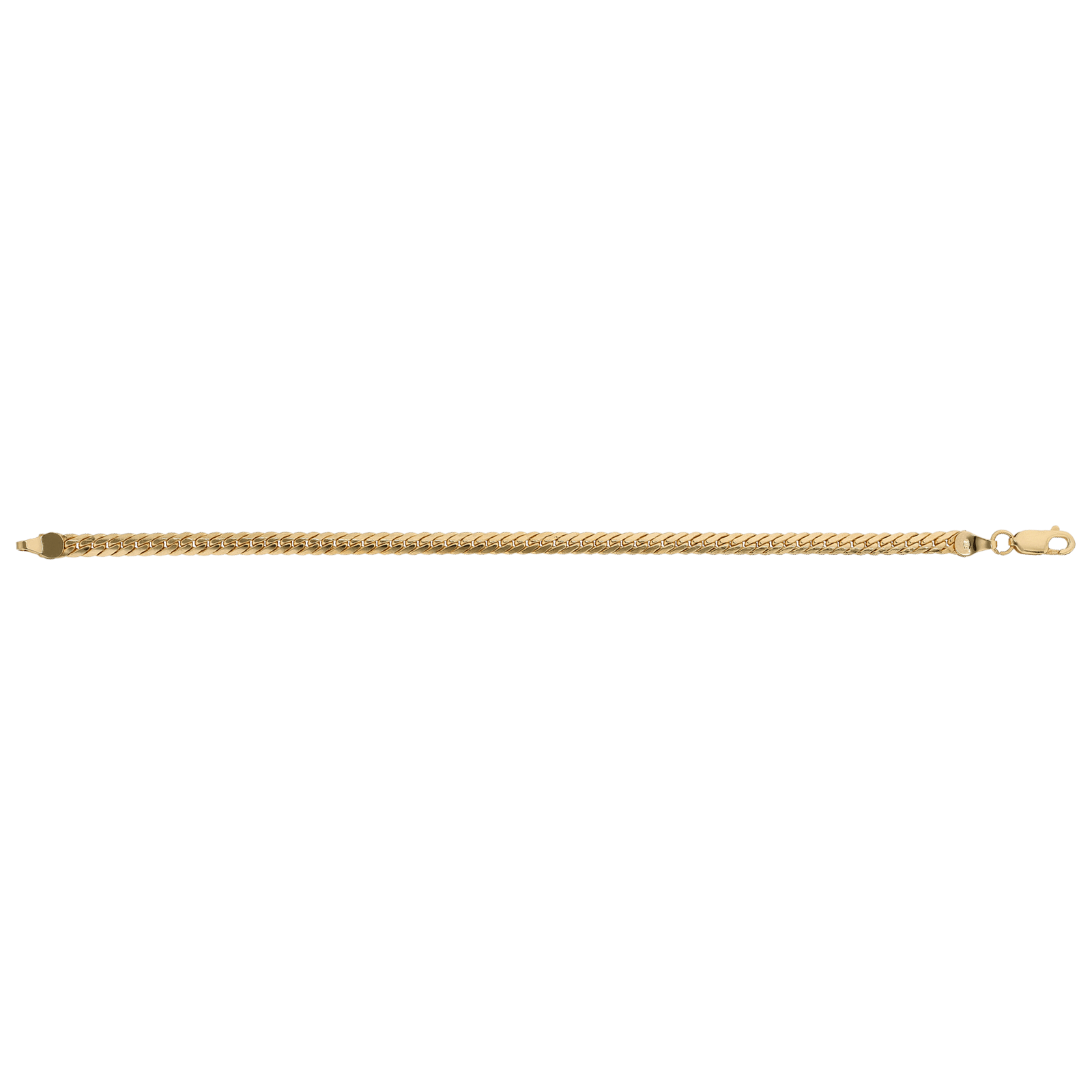 Bracelet maille anglaise 4,2mm 19cm