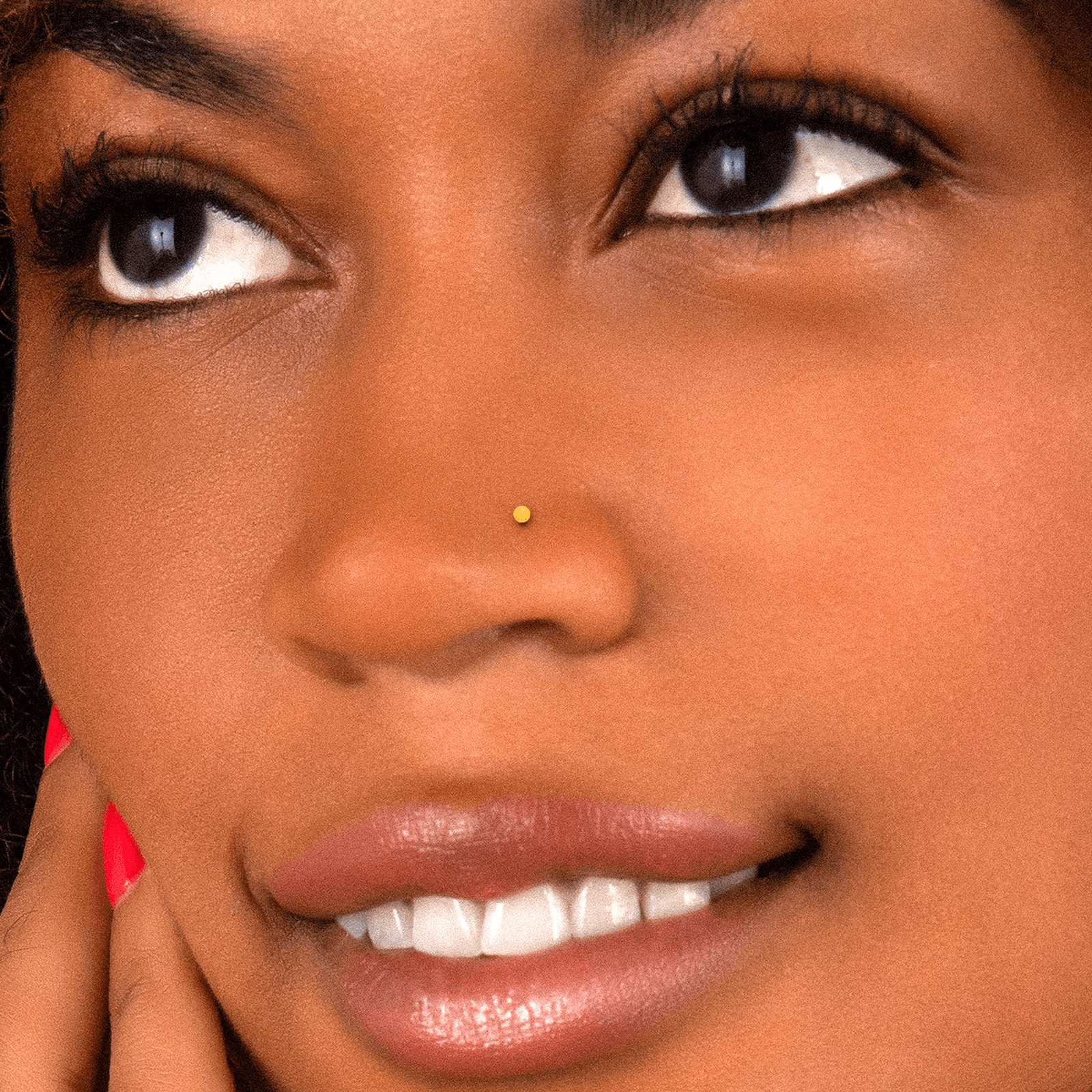 Piercing Or750 Nez Grain D'or
