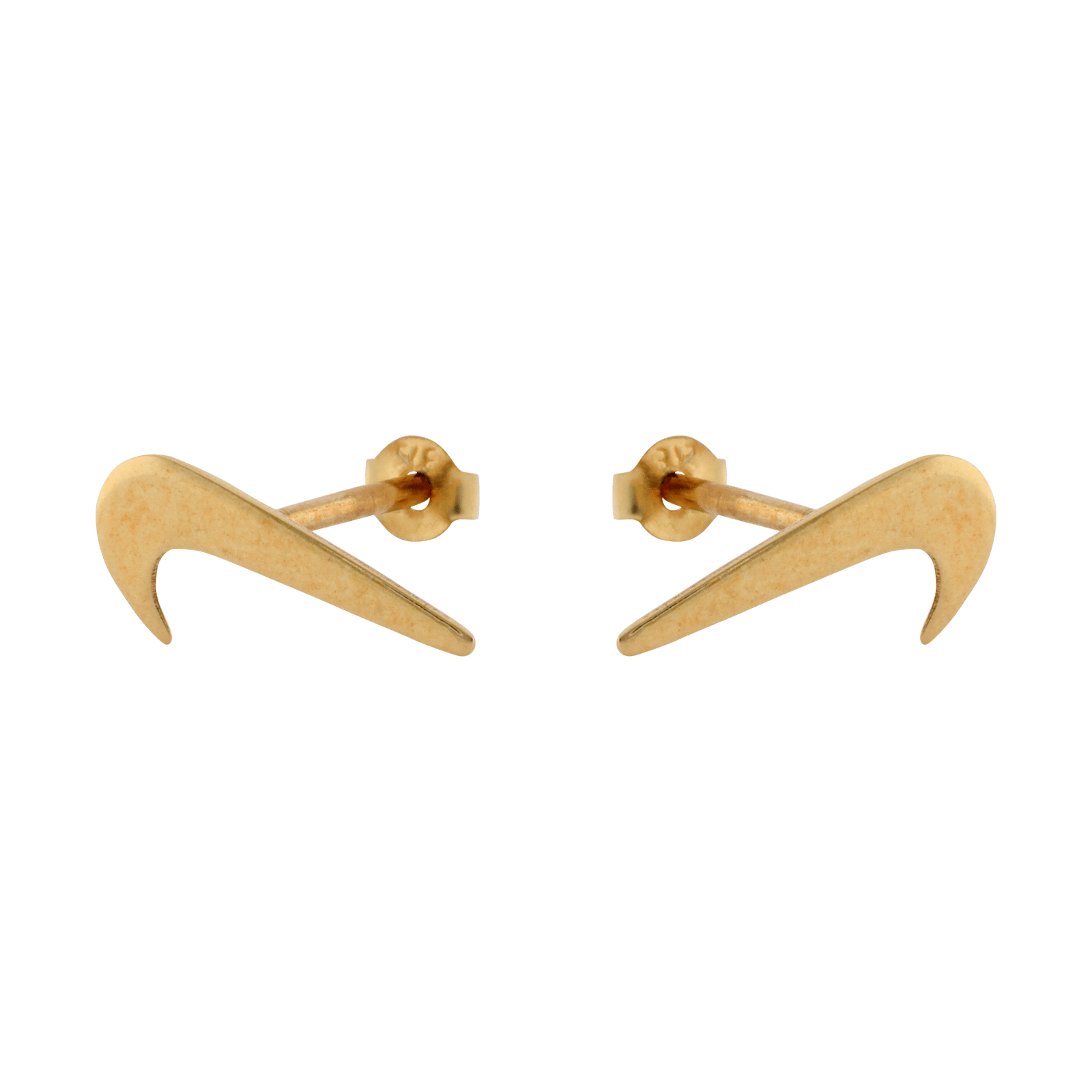 Boucles d'oreilles puces boomerang