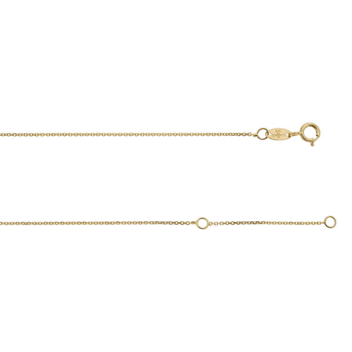 Bracelet CALLAS 3 motifs coeurs lisses & 2 perles blanches 17+3 Centimètres