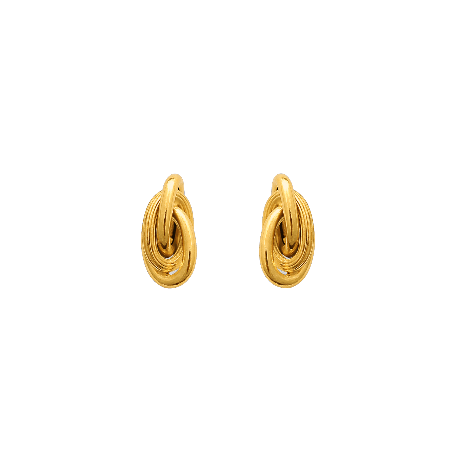 Boucles d'oreilles Or 375 Nœud antillais