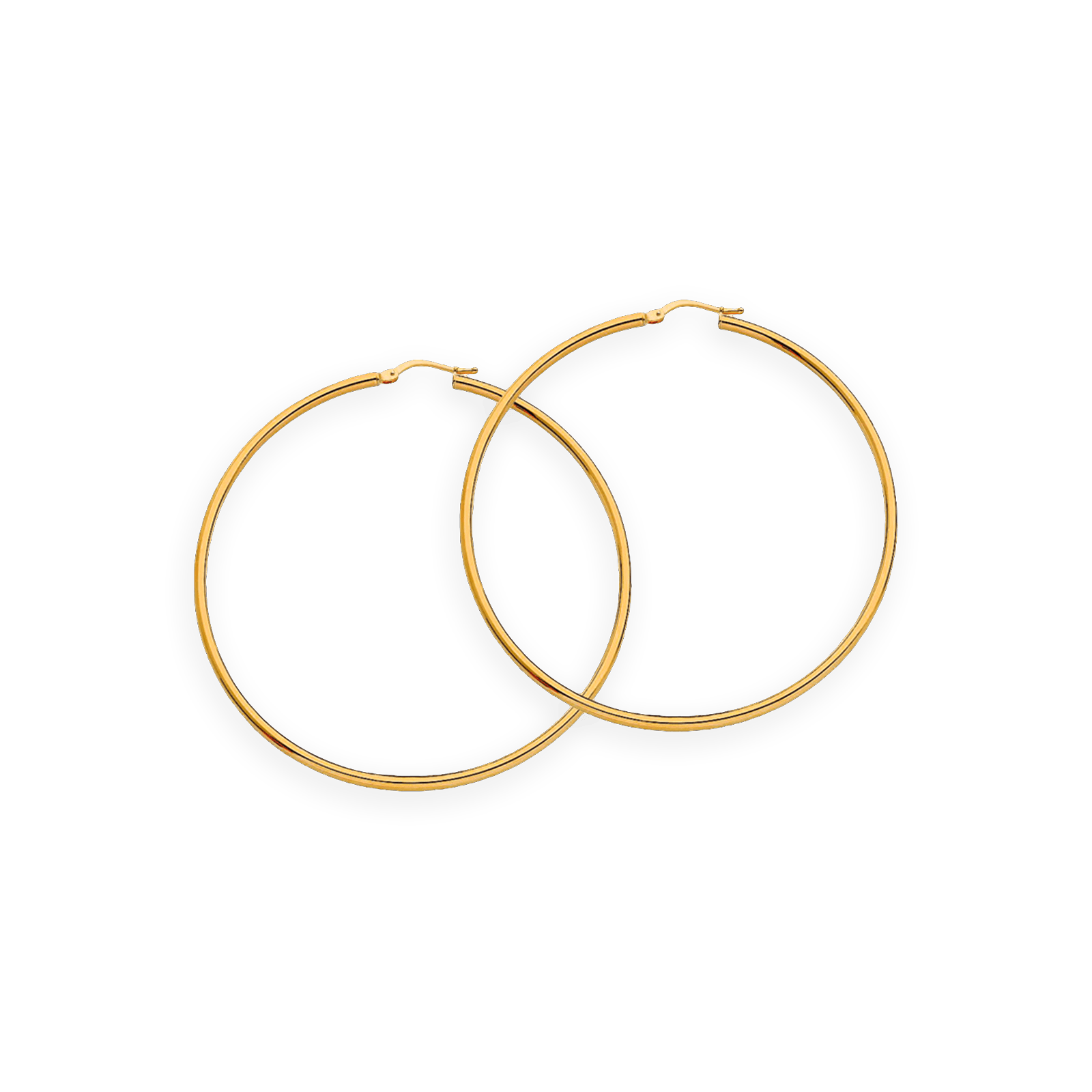 créoles or 9 carats 59mm