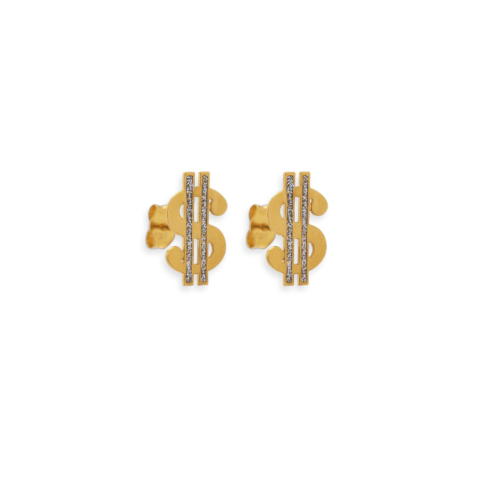 Boucles D'oreilles Dollar Or375