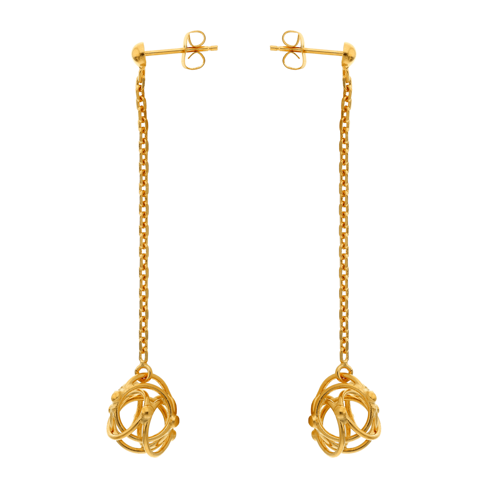 Boucles d'Oreilles Pendentif Cyclone Moyen Modèle