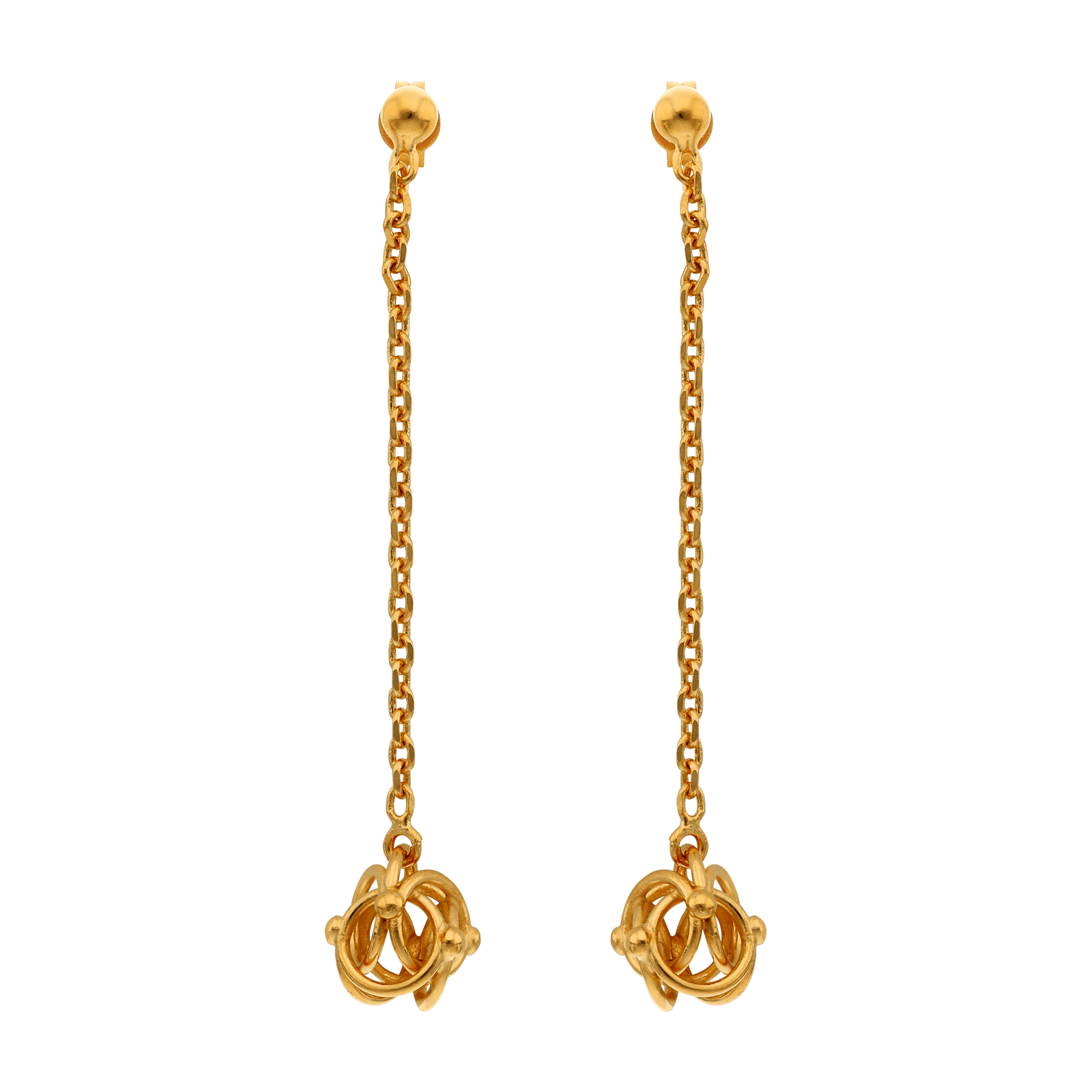 Boucles d'Oreilles Pendentif Cyclone Petit Modèle