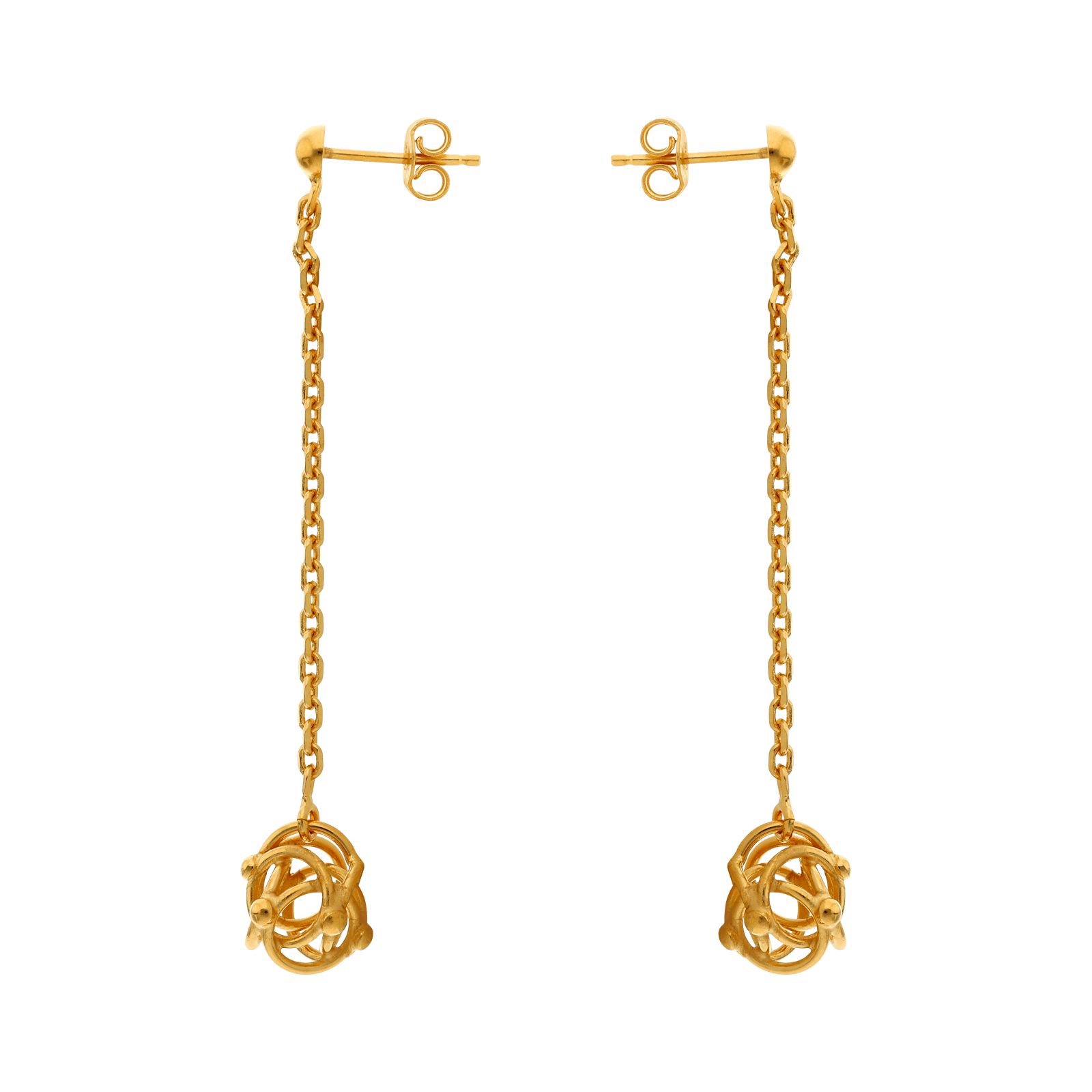 Boucles d'Oreilles Pendentif Cyclone Petit Modèle