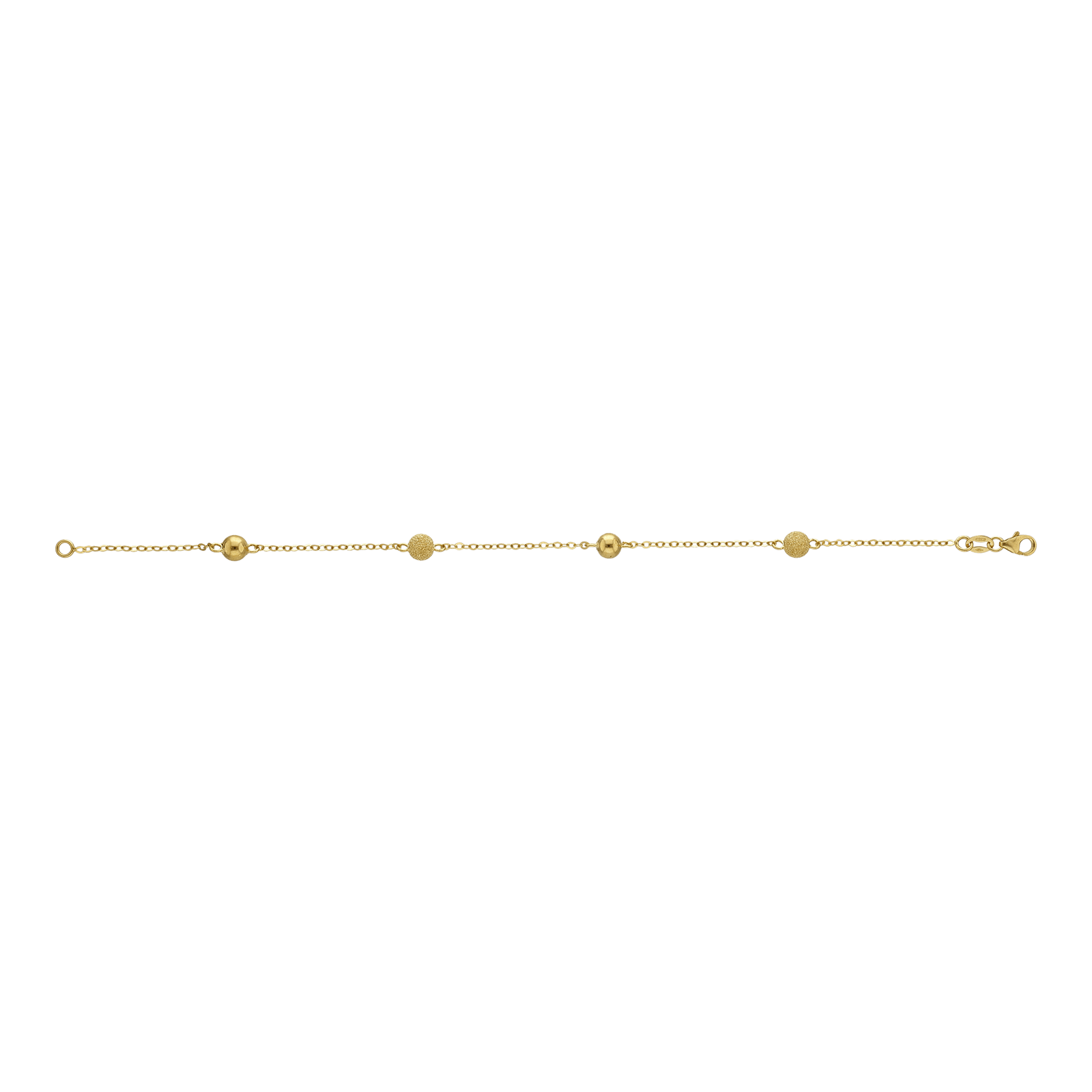 Bracelet Chaîne Forçat miroir 19cm or750