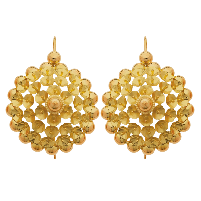 Boucle d'Oreille antillaise sablaises tête négresse