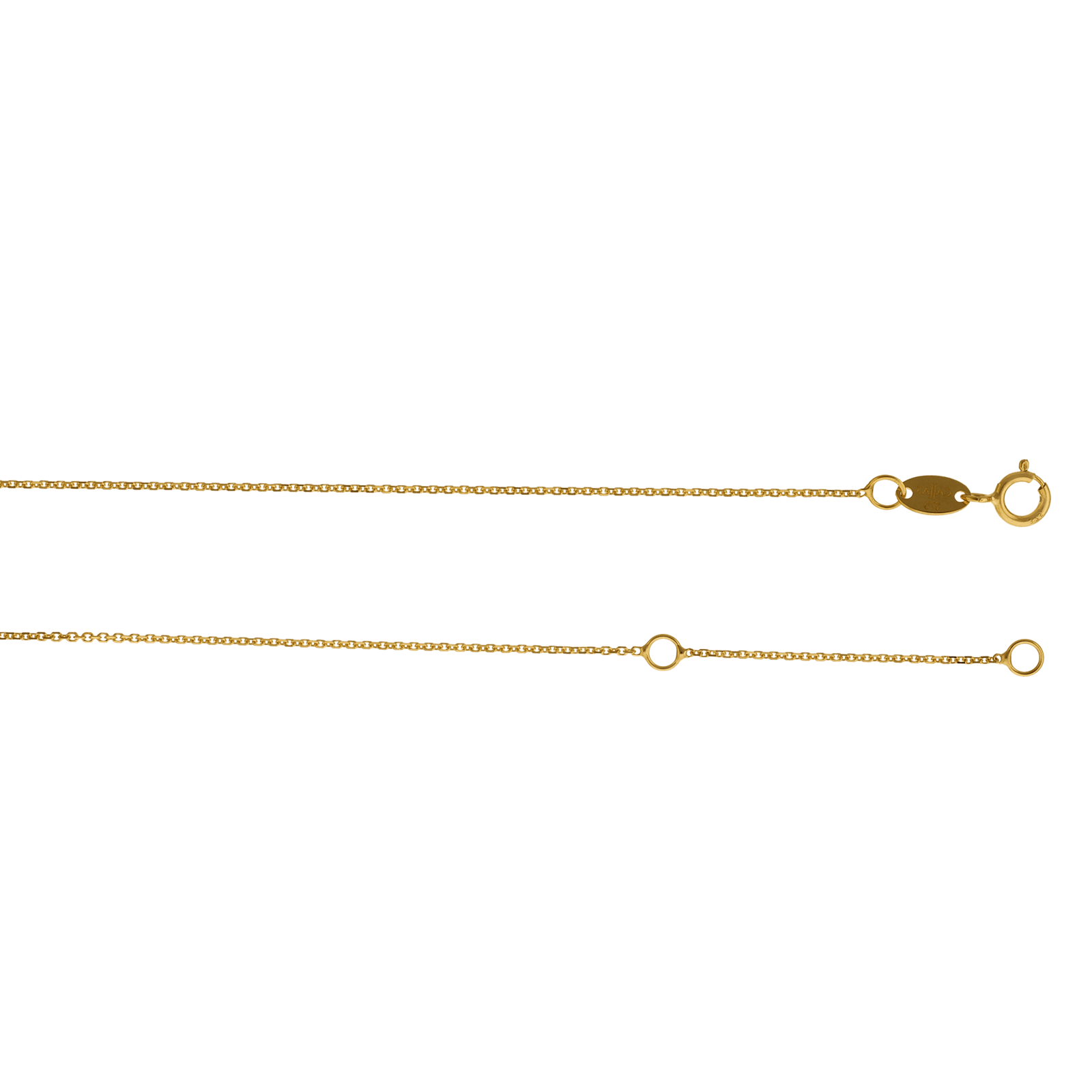 Collier Callas en Y boules Lisses et perles blanches 42 plus 3 centimètres