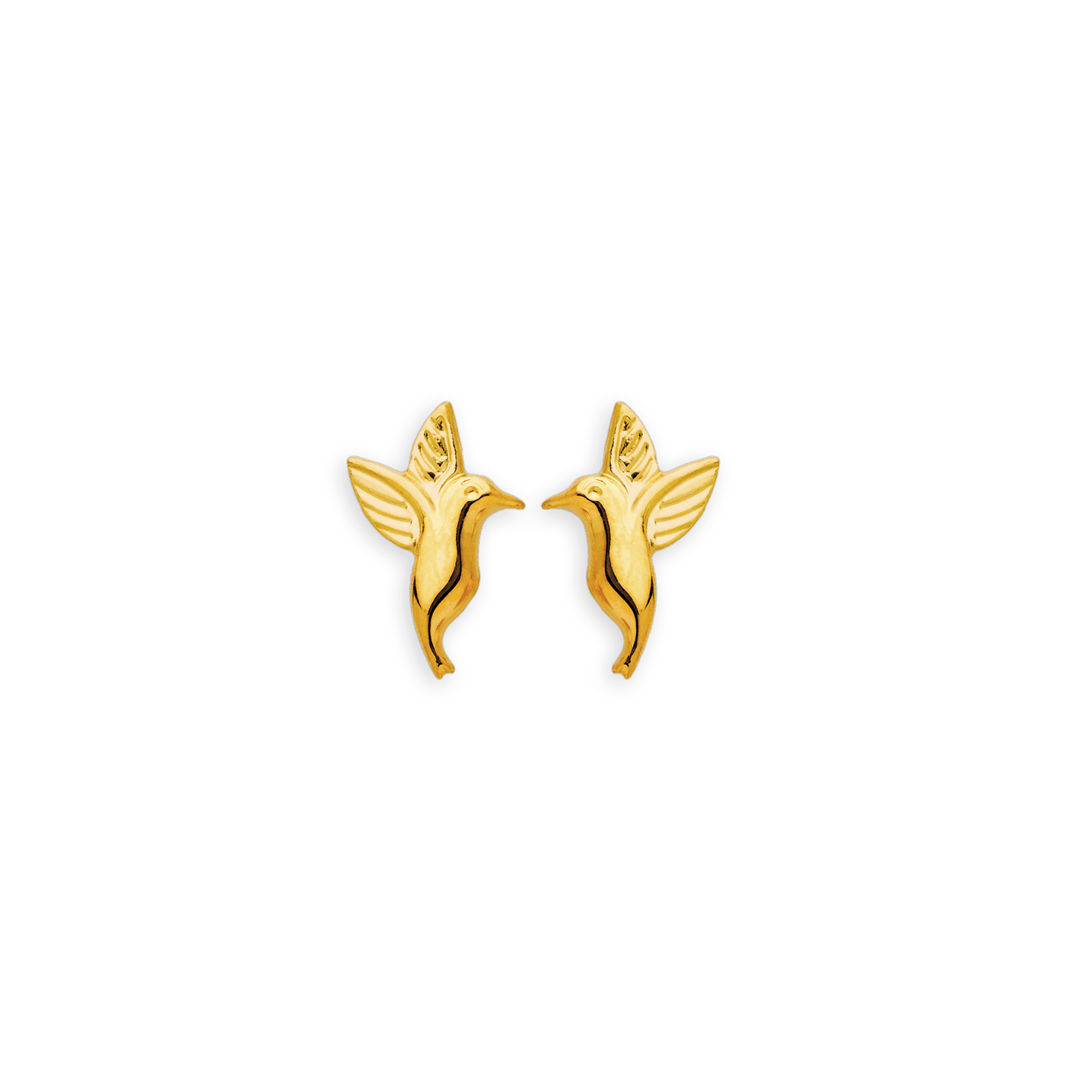 Boucles D'oreilles Or750 Colibri 8*13mm