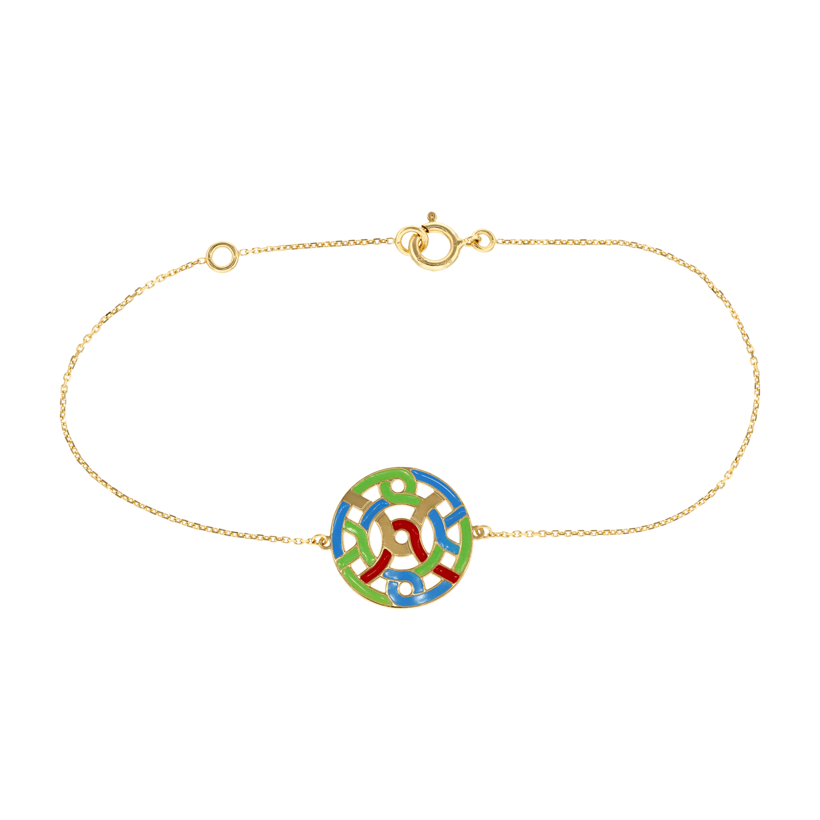 bracelet motif art tembe 18 centimètres