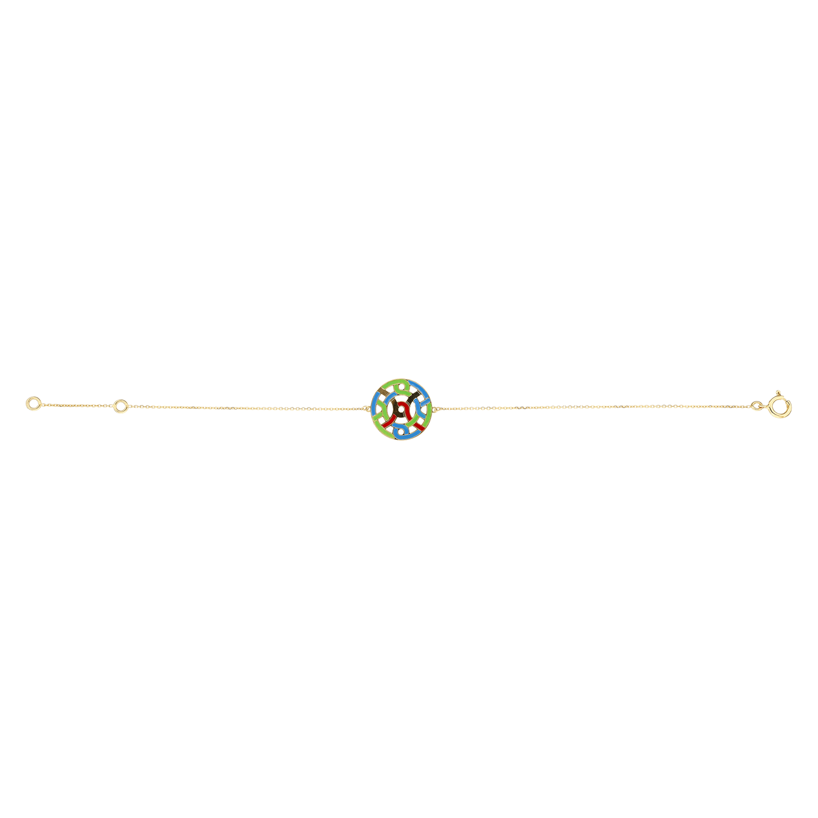 bracelet motif art tembe 18 centimètres