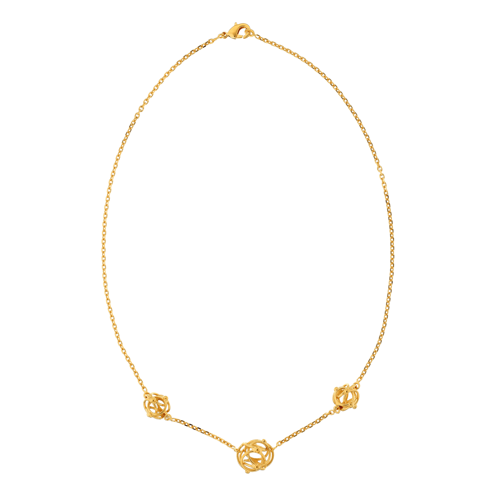 Collier Cyclone 3 motifs 1 Moyen 2 Petits