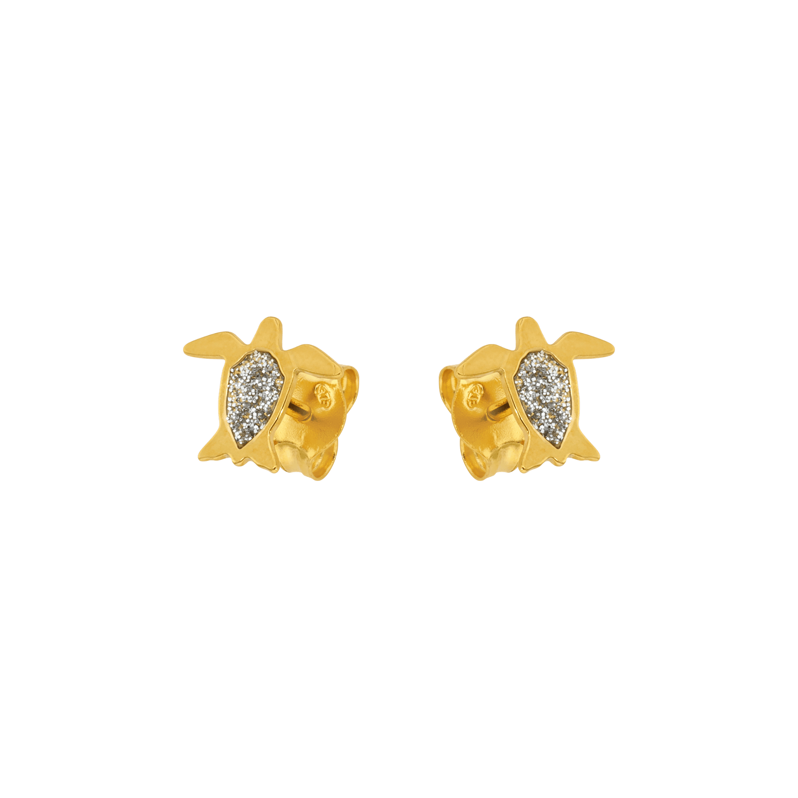 Boucles d'Oreilles Tortue pailletée