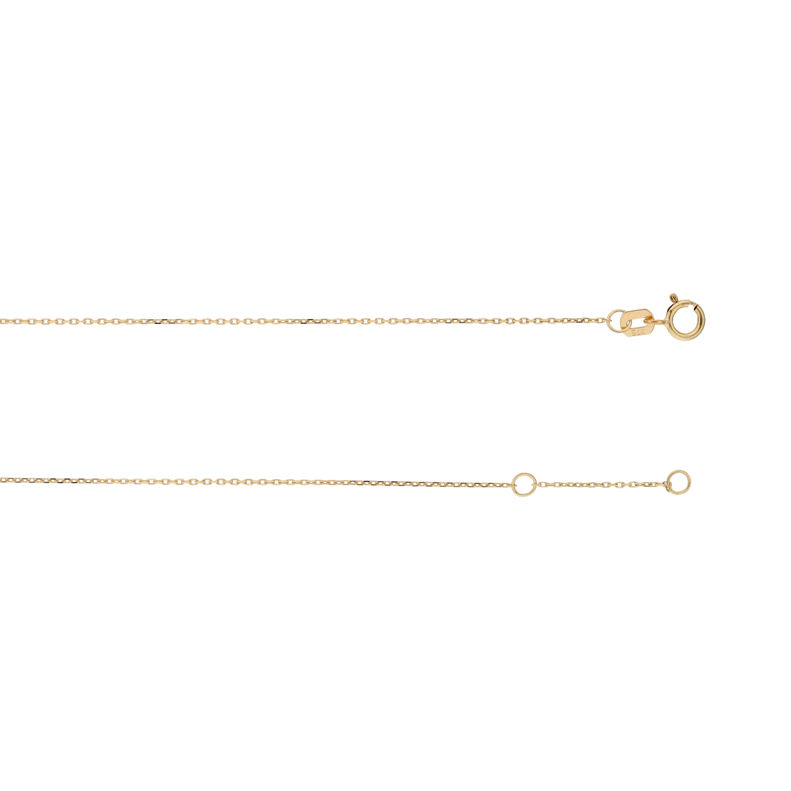 Collier Pendentif 3 Oxyde de Zirconium dégradées 42 centimètres