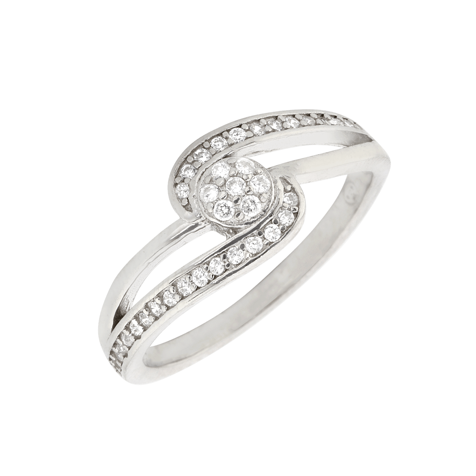 Bague Argent fantaisie Oxyde de Zirconium
