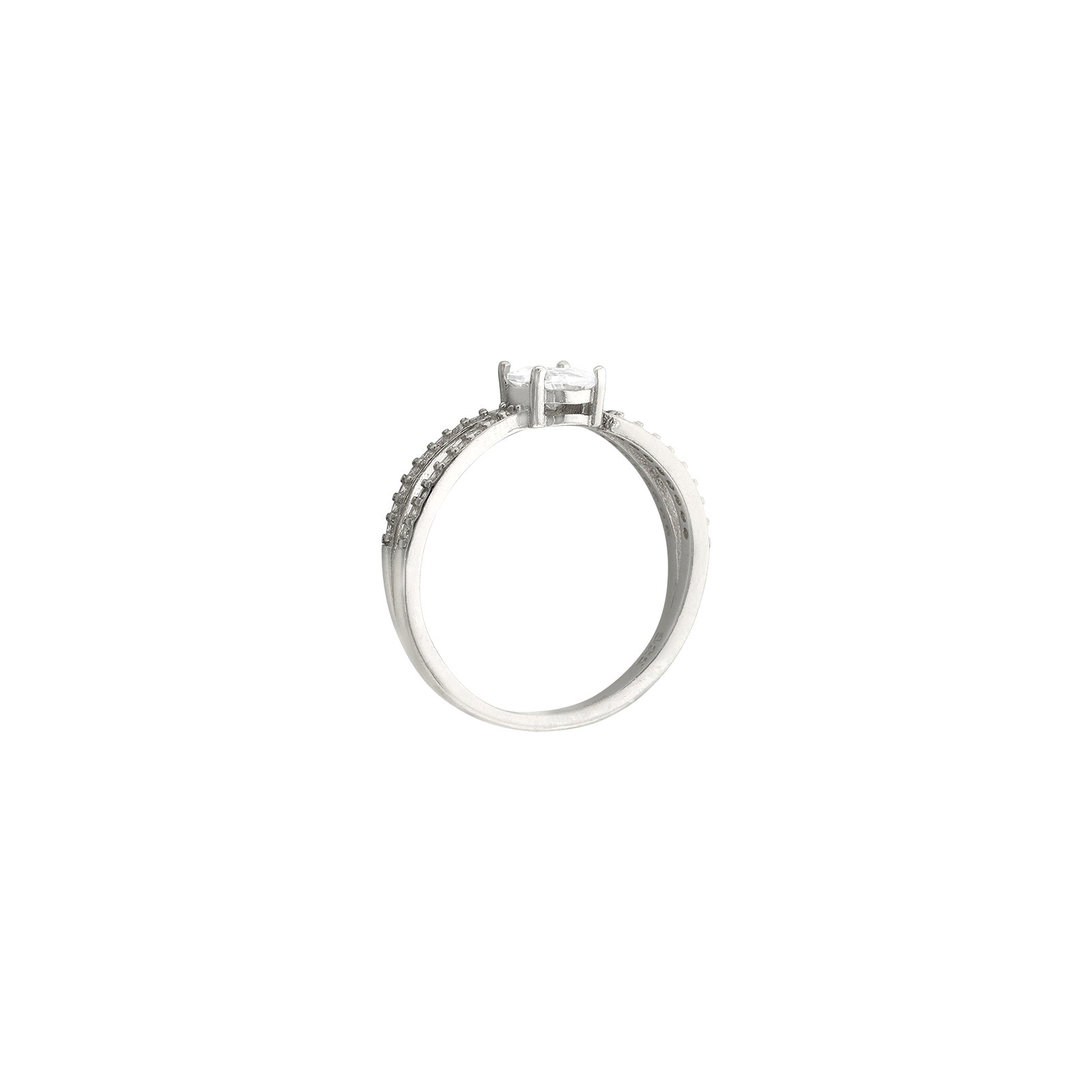 Bague Argent fantaisie Oxyde de Zirconium