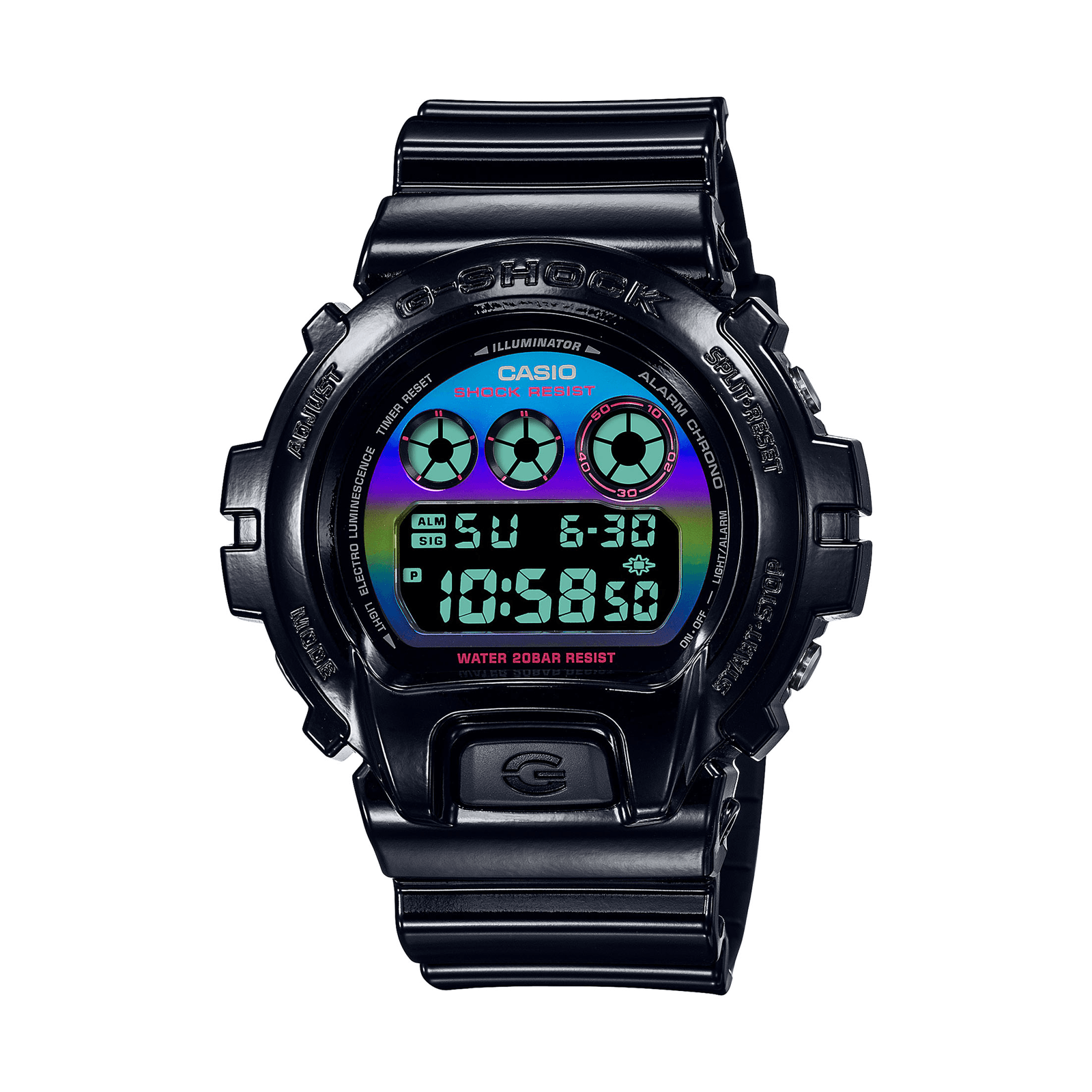 Montre Homme Plongeur g-schock virtual rainbow