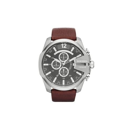 montre homme chronographe advance megachief cuir bracelet diesel homme