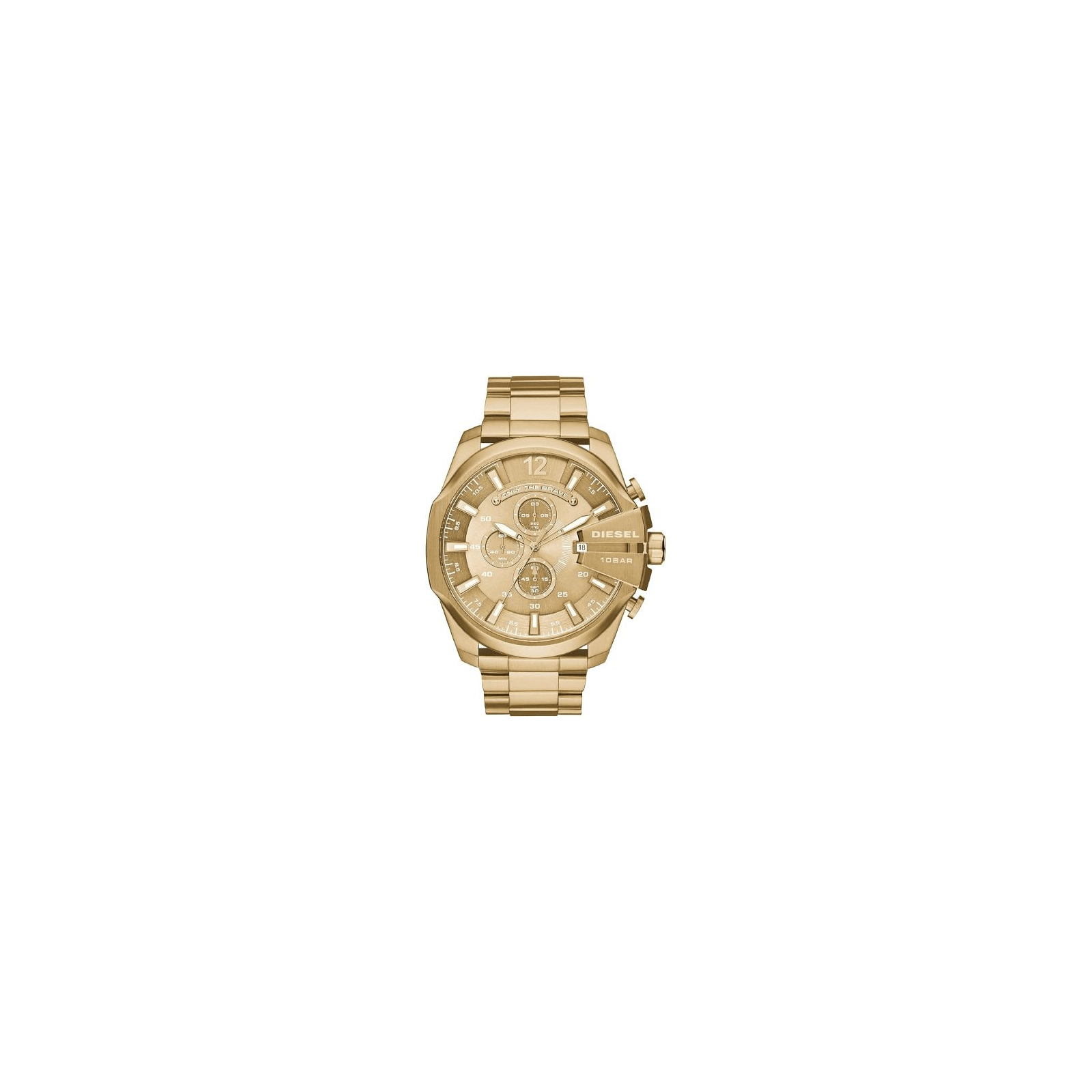 adv mega chief chronographe acier gold ec-1