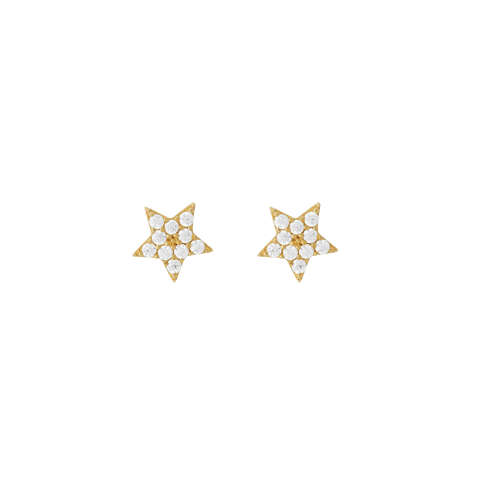 Boucles d'Oreilles étoile Oxyde de Zirconium