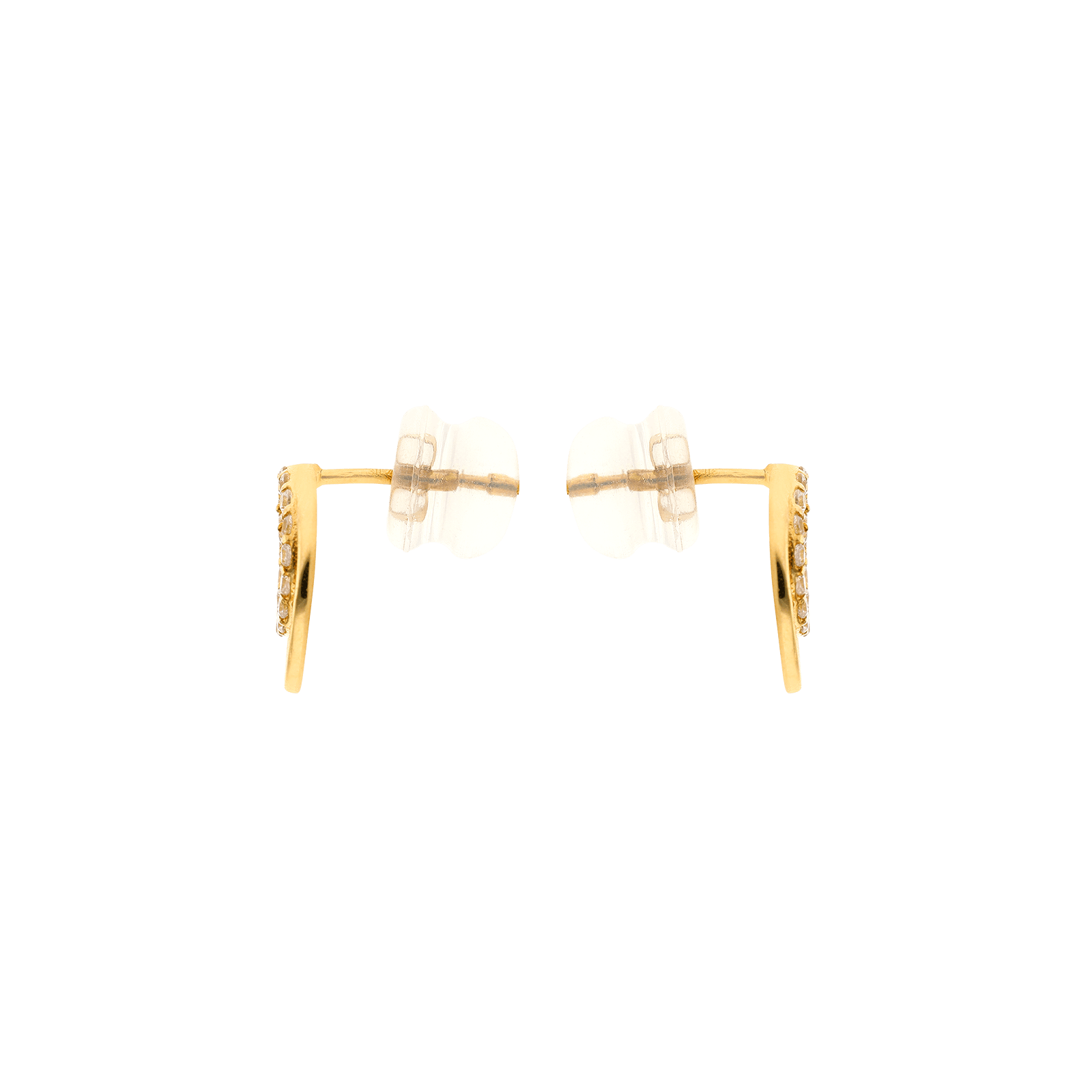 Boucles d'Oreilles double cercle Oxyde de Zirconium