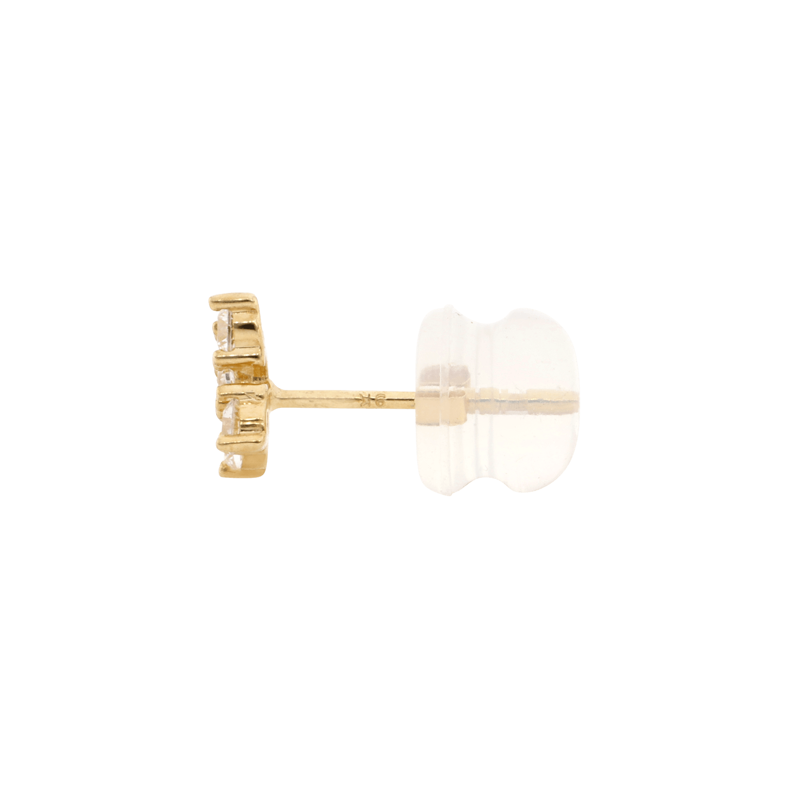 Mono boucle d'Oreille Boucles d'Oreilles puce 5 Oxyde de Zirconium