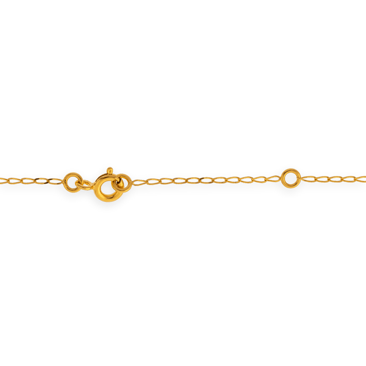 Collier Chaîne Or 375 Maille Cheval 1mm 45cm