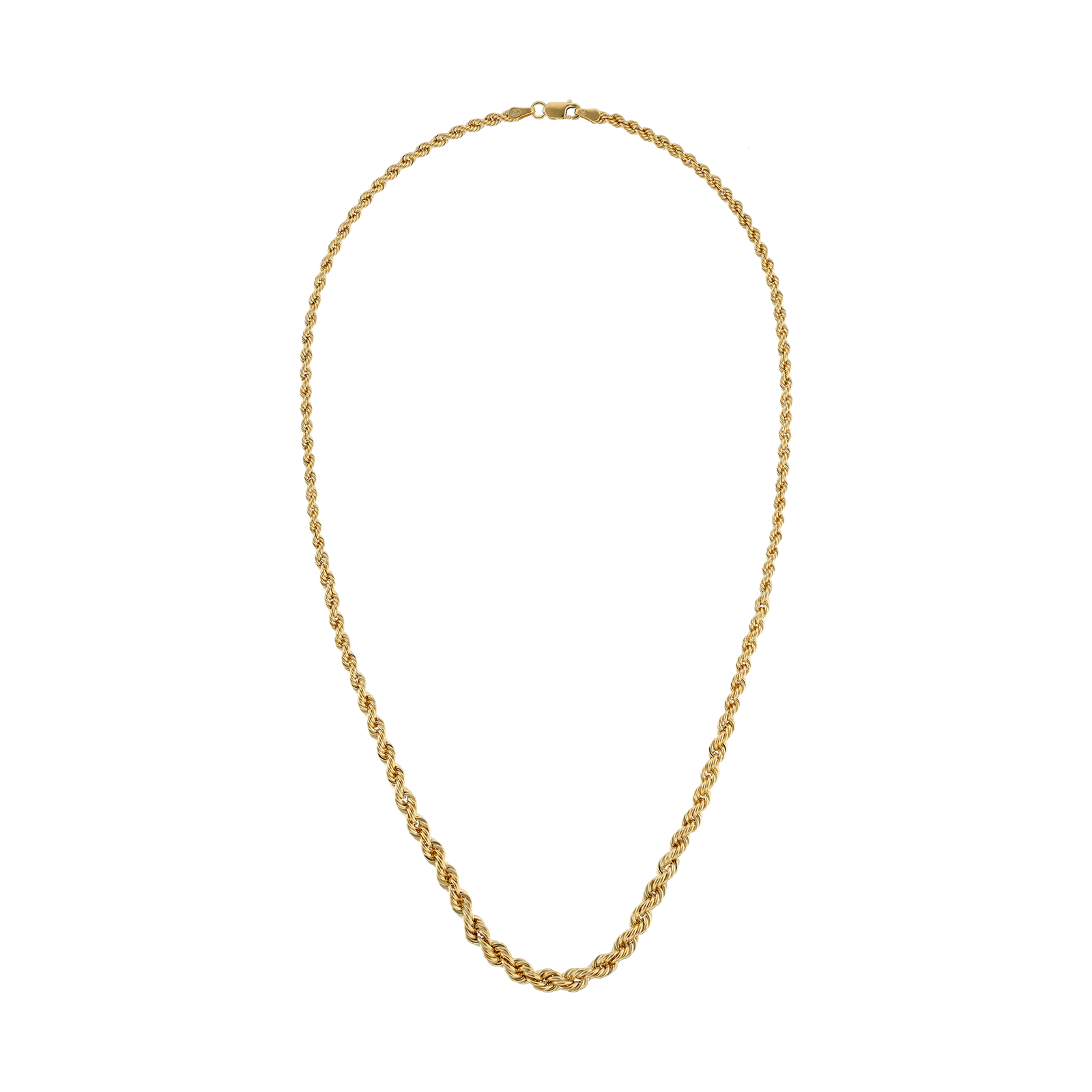 Collier chute corde 4.80 millimètres 45 centimètres