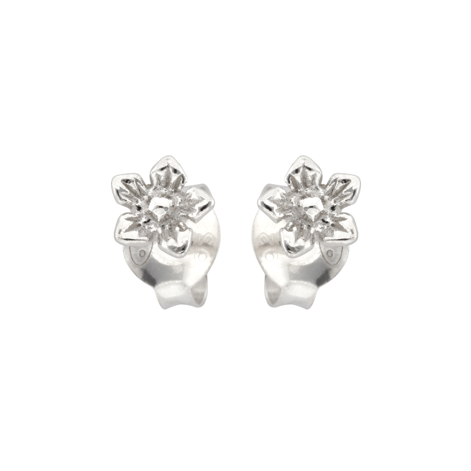 Boucles d'Oreilles Argent fleur