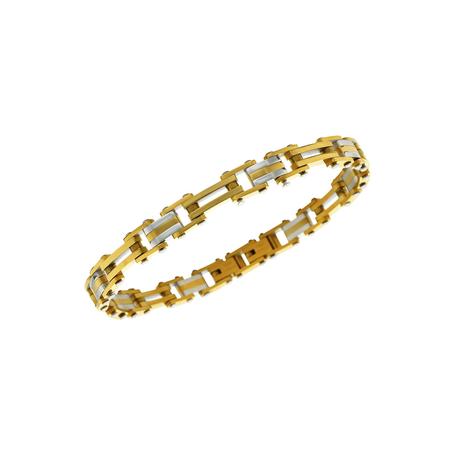 bracelet callas acier doré 21 mm