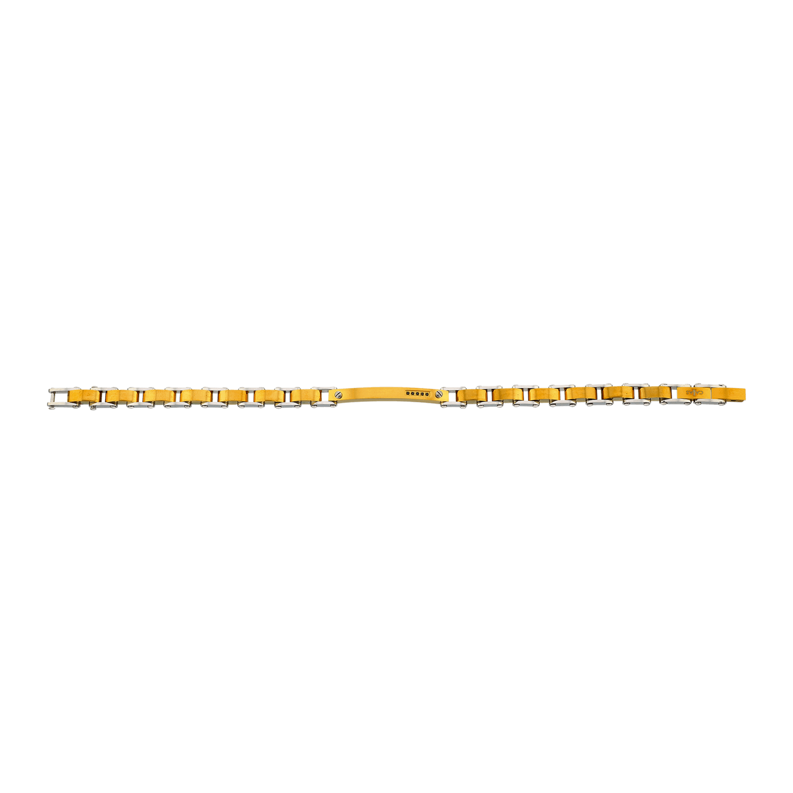 Bracelet Callas Acier doré 21cm