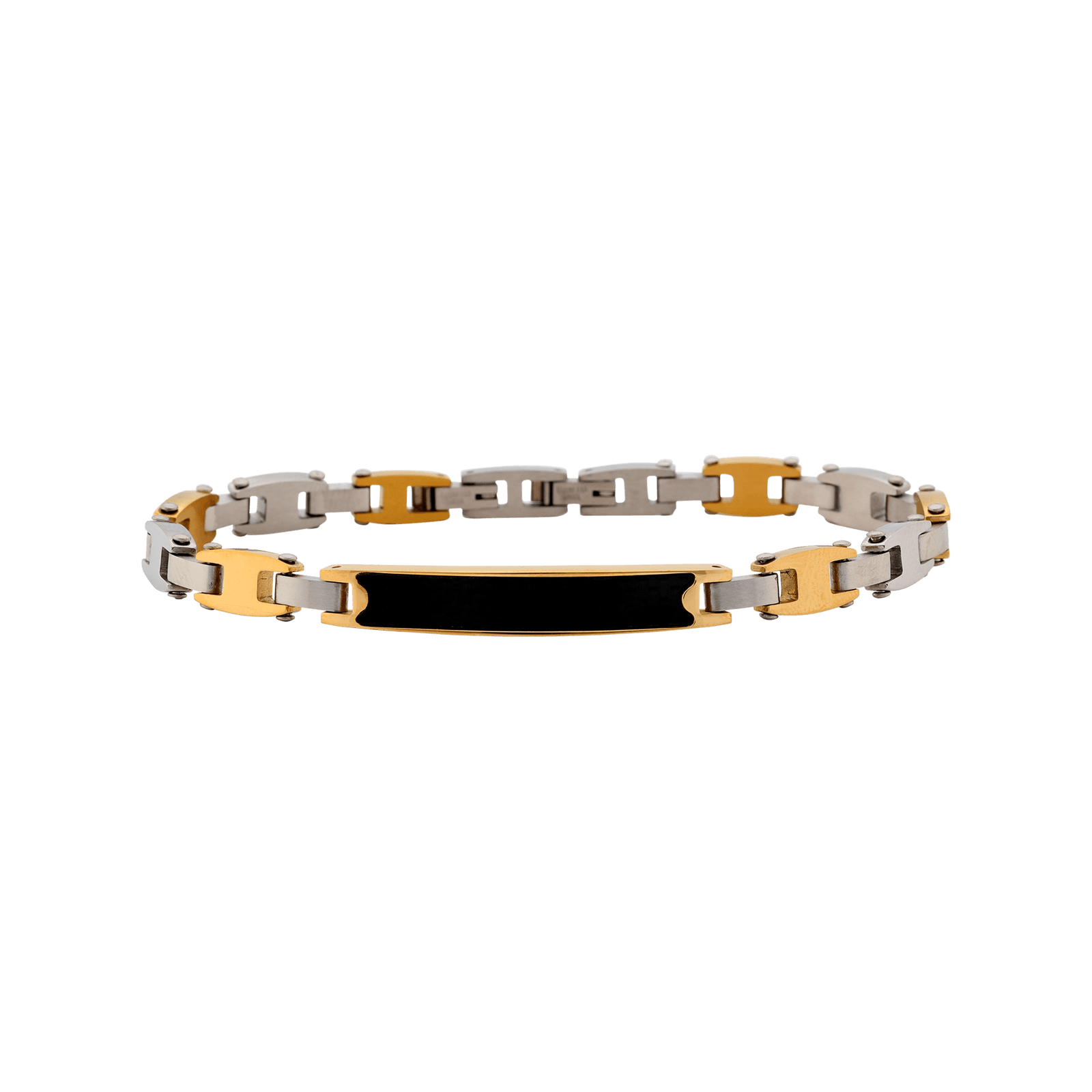 bracelet callas acier plaqué doré 21 mm