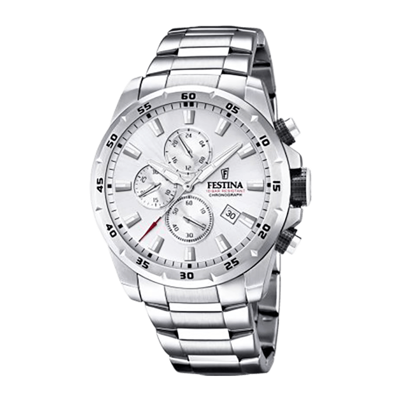 Montre Homme Festina Chrono Sport  Acier Gris/Argent Chronographe –  F20463-1