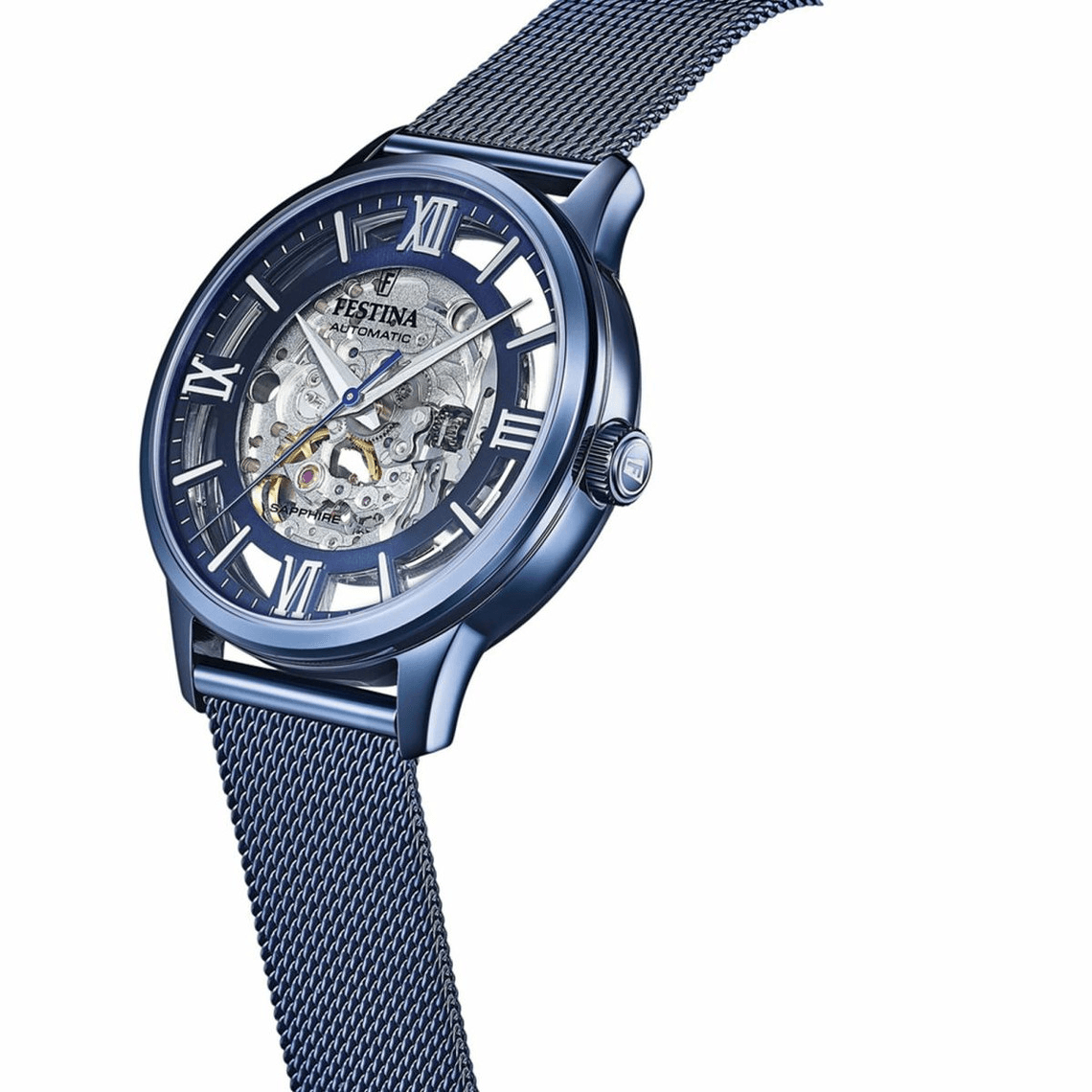 Montre Festina AUTOMATIQUE F20574-1 - Bracelet Acier Bleu