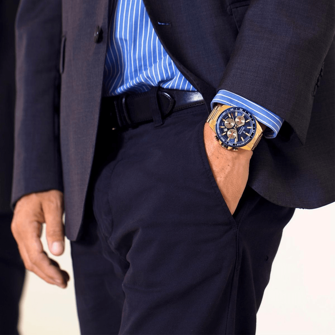 Montre Homme Festina TIMELESS CHRONOGRAPH F20634-2 - Bracelet Acier Doré