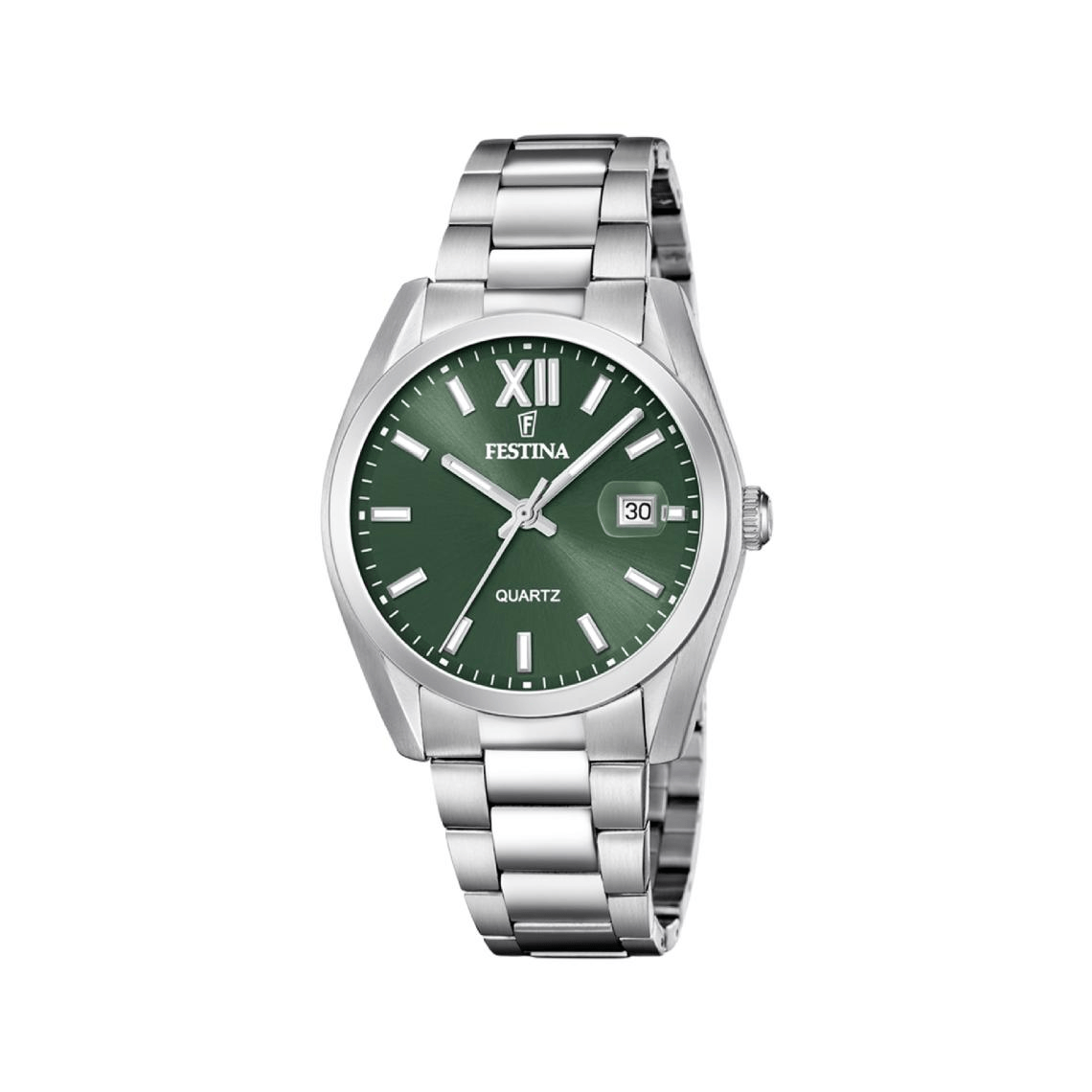 Montre Homme Festina Acero Clasico - F20707-5 Bracelet Acier Argenté