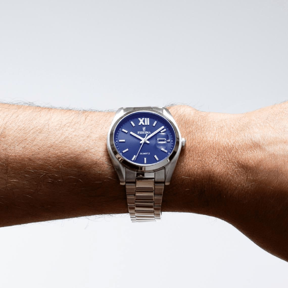 Montre Homme Festina Acero Clasico - F20707-7 Bracelet Acier Argenté