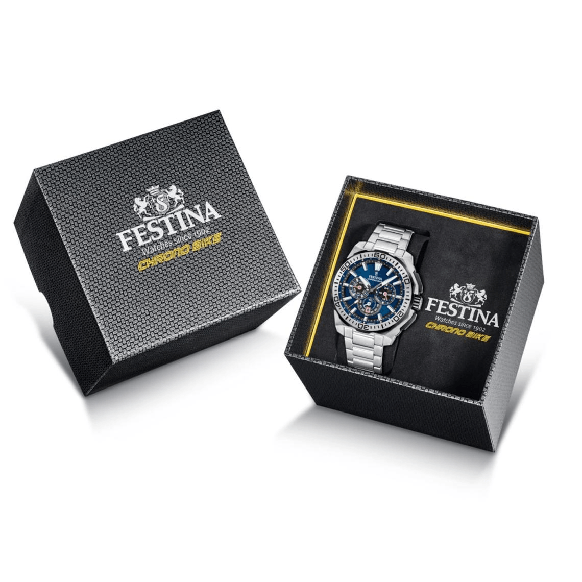 Montre Homme Festina Chrono Bike - F20724-2 Bracelet Acier Argent