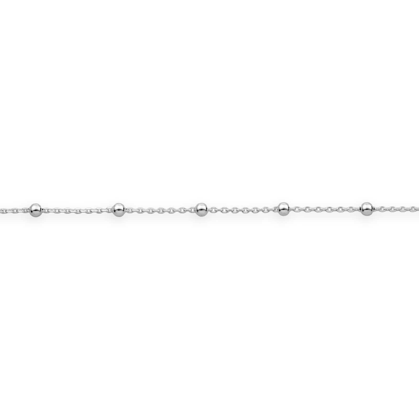 Chaîne Cheville Argent925 Grain D'argent