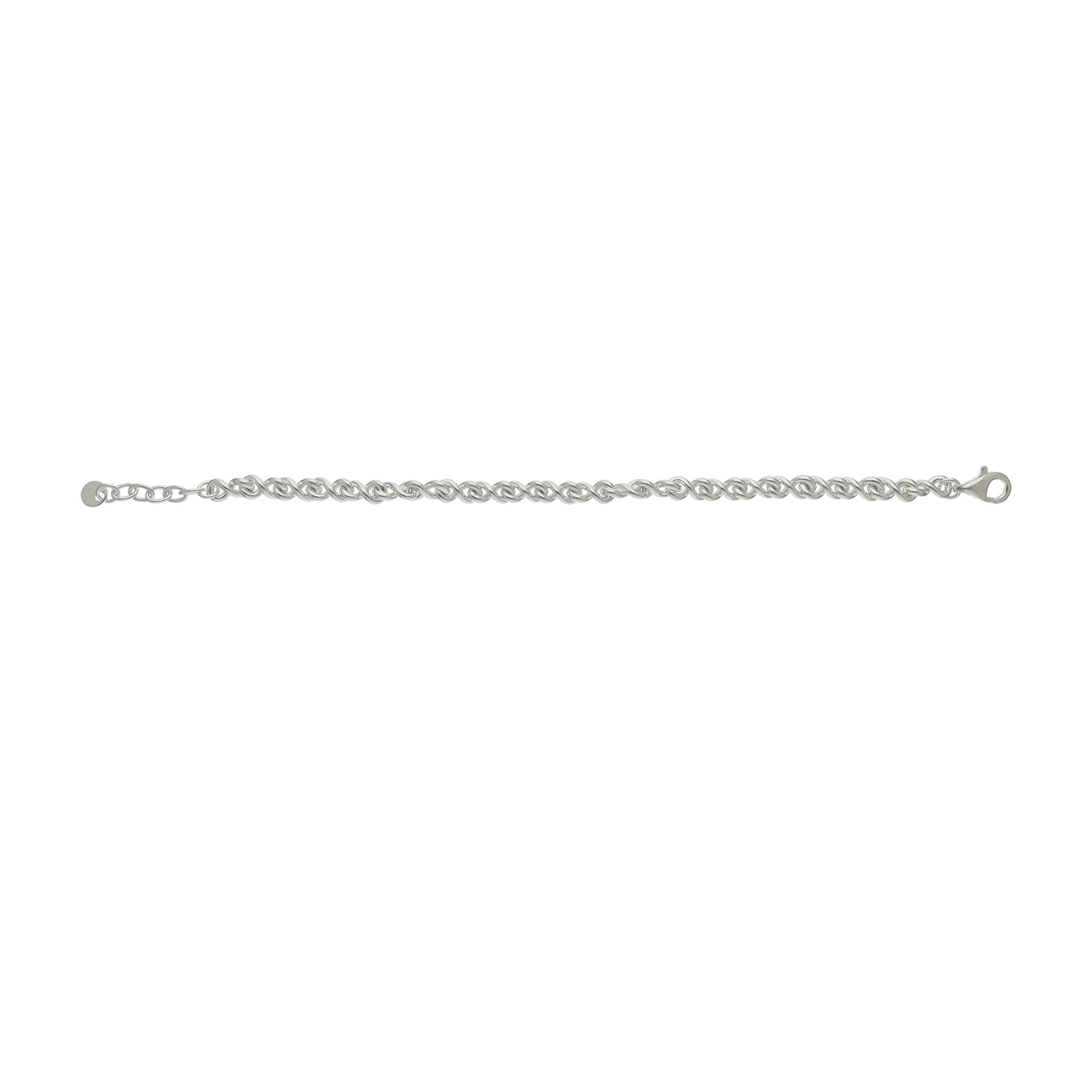 bracelet maille infini argent 20cm