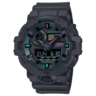 Montre Casio G-Shock fluo homme GA-700MF-1AER