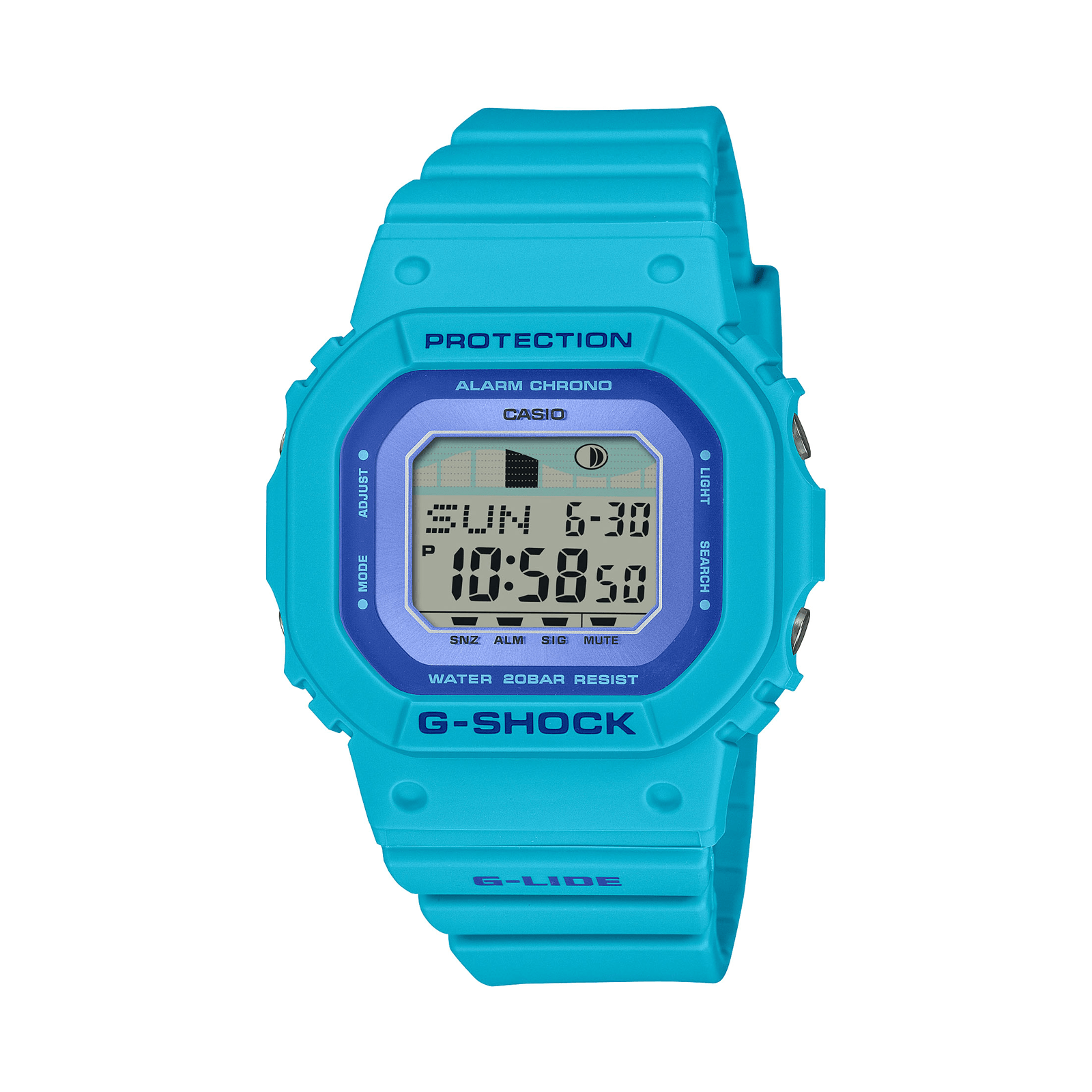 Montre G-shock Femme G-Lide s-series : GLX-S5610 bleu 20bar